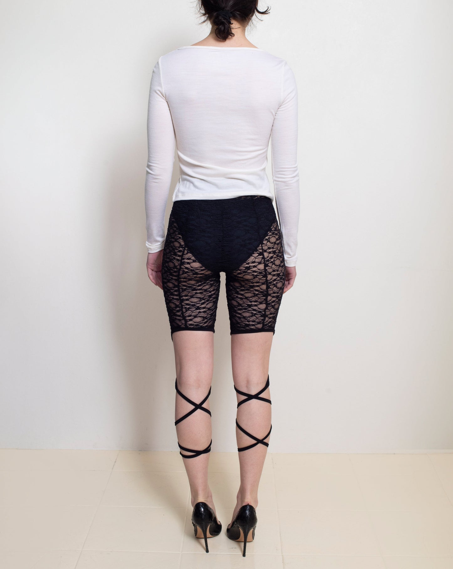 Black Spiral Leggings