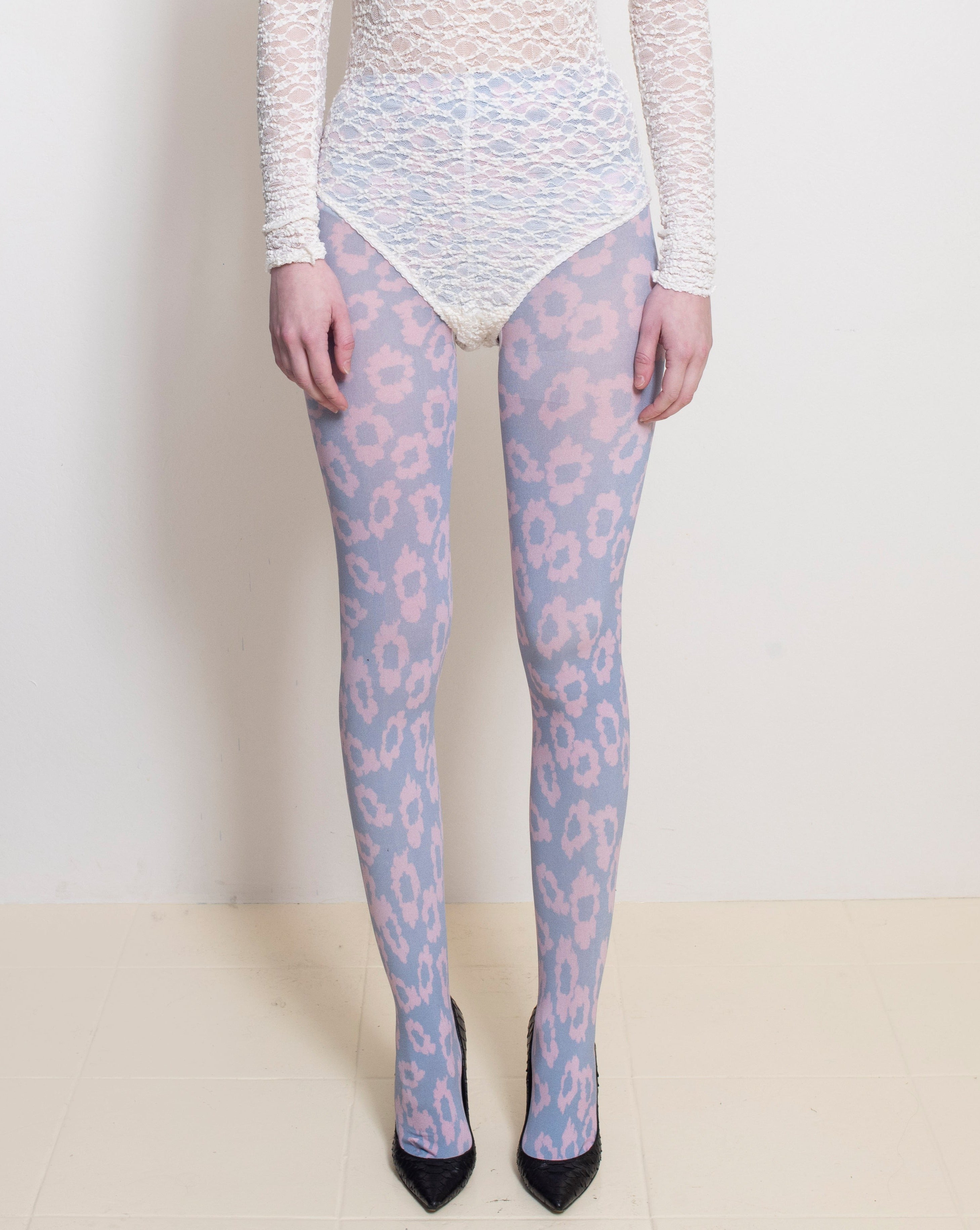 Diamond Daisy Tights