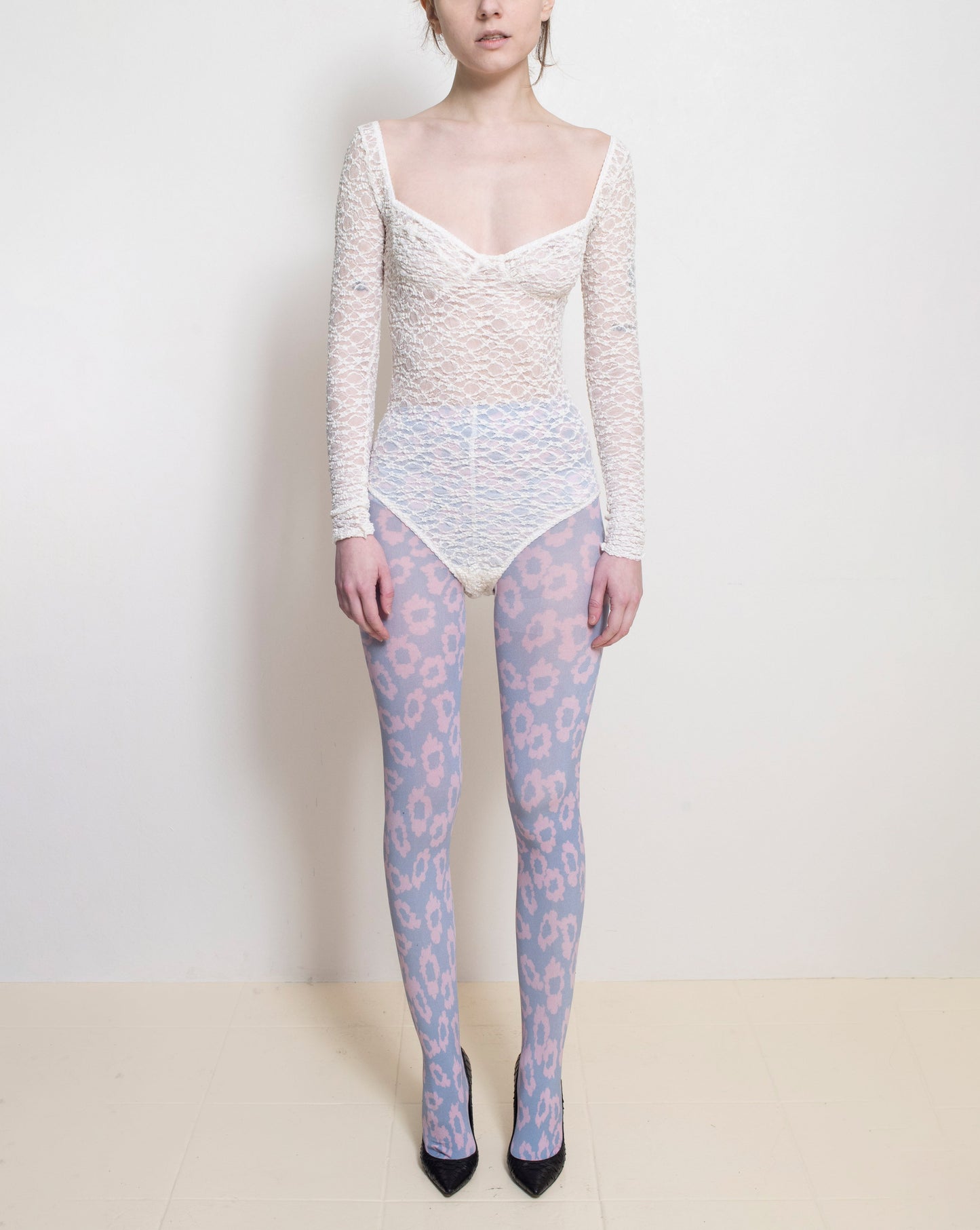 Diamond Daisy Tights