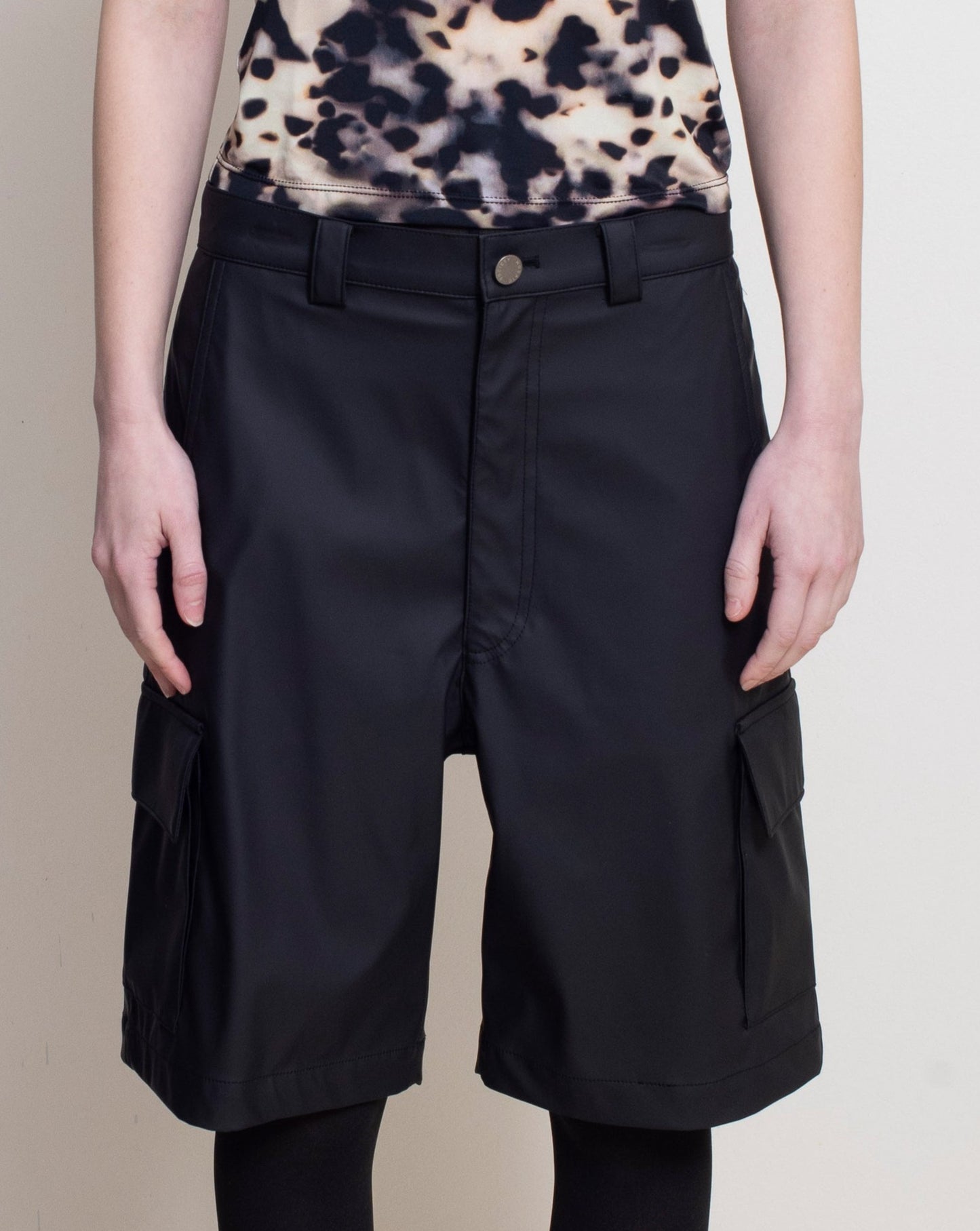 Matte Latex Shorts