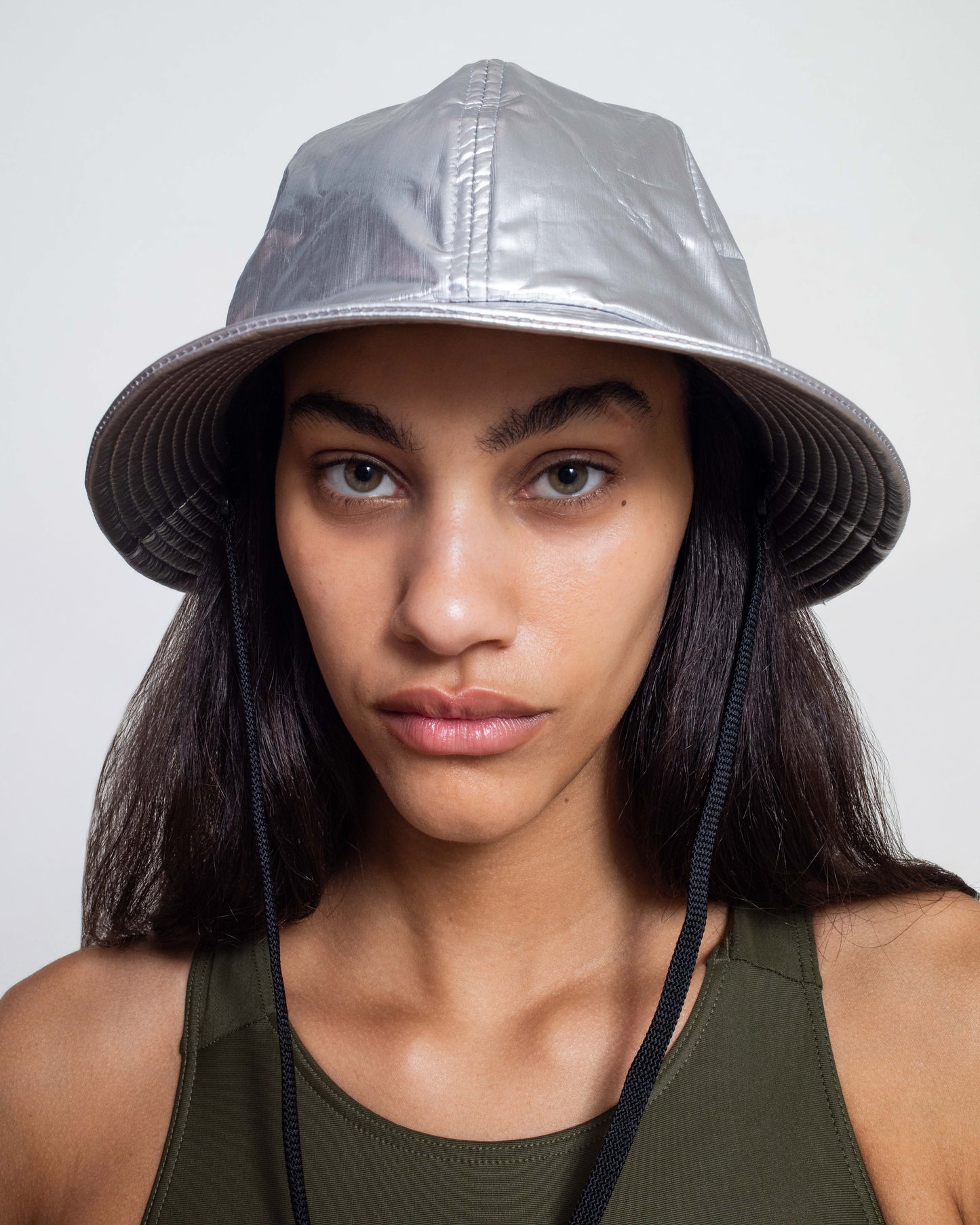 Brushed Silver Sun Hat