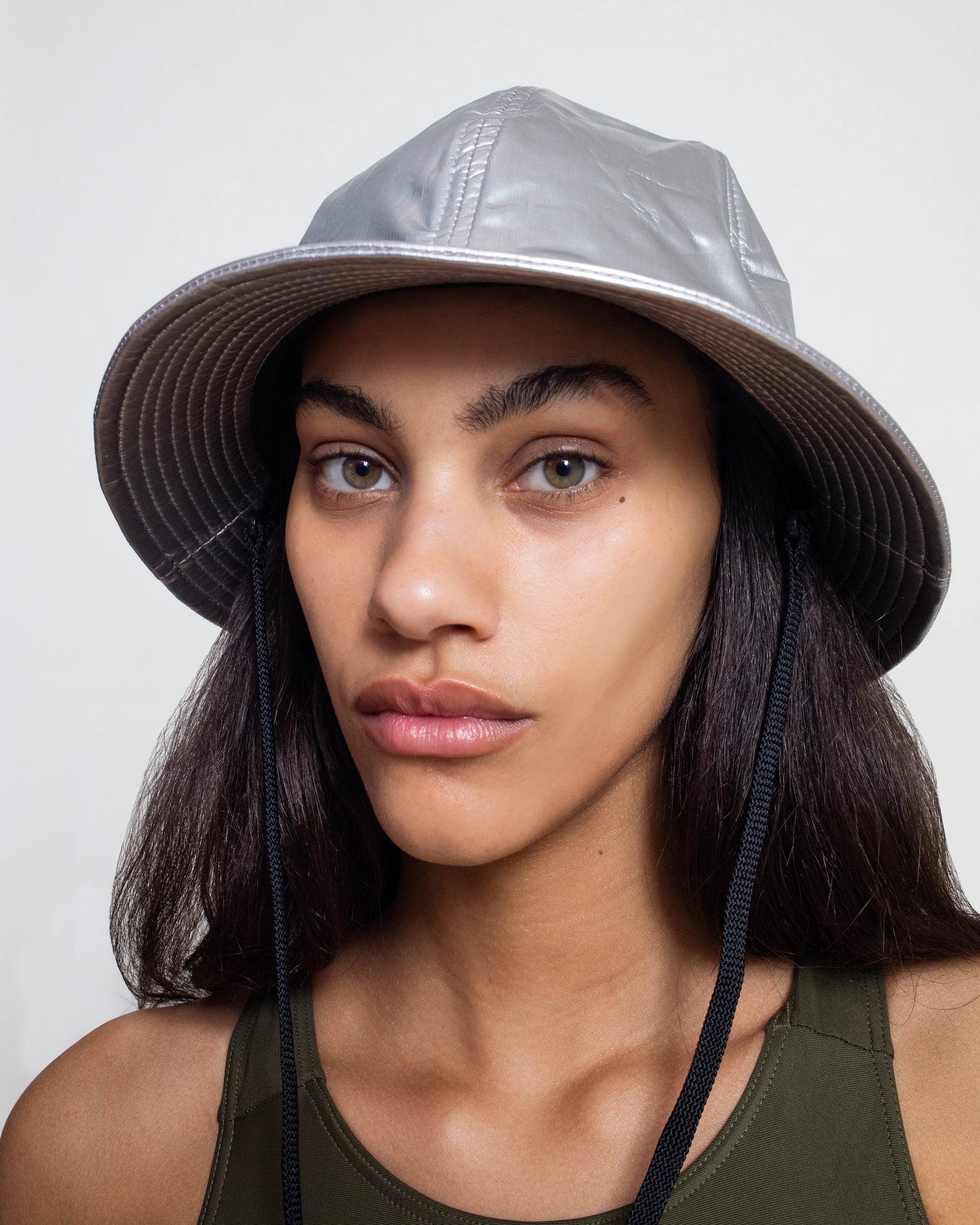 Brushed Silver Sun Hat