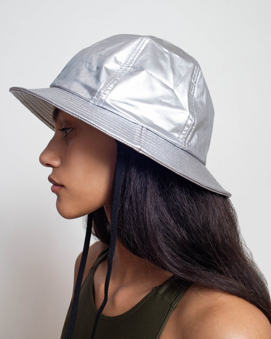 Brushed Silver Sun Hat
