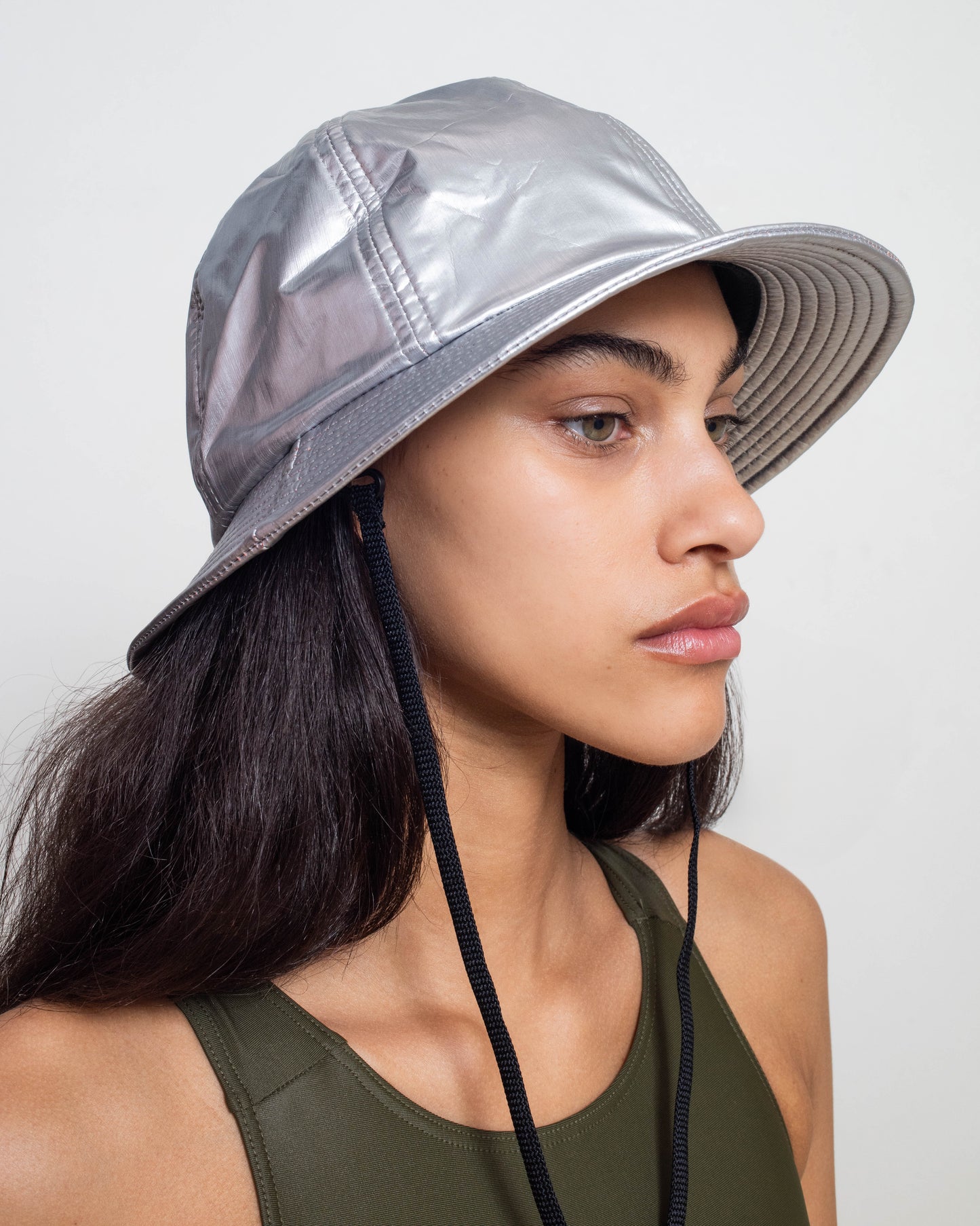 Brushed Silver Sun Hat