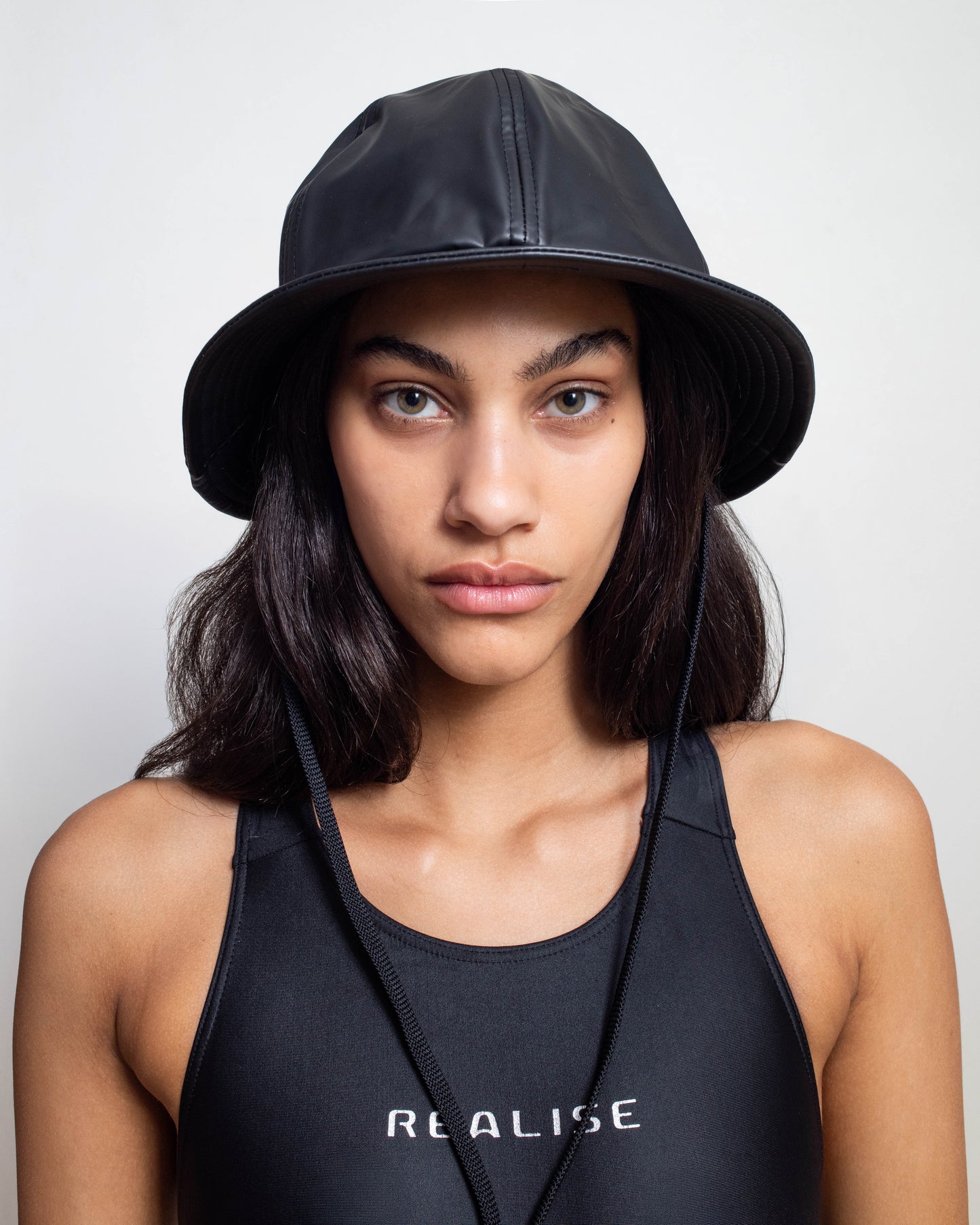 Mat Black Sun Hat