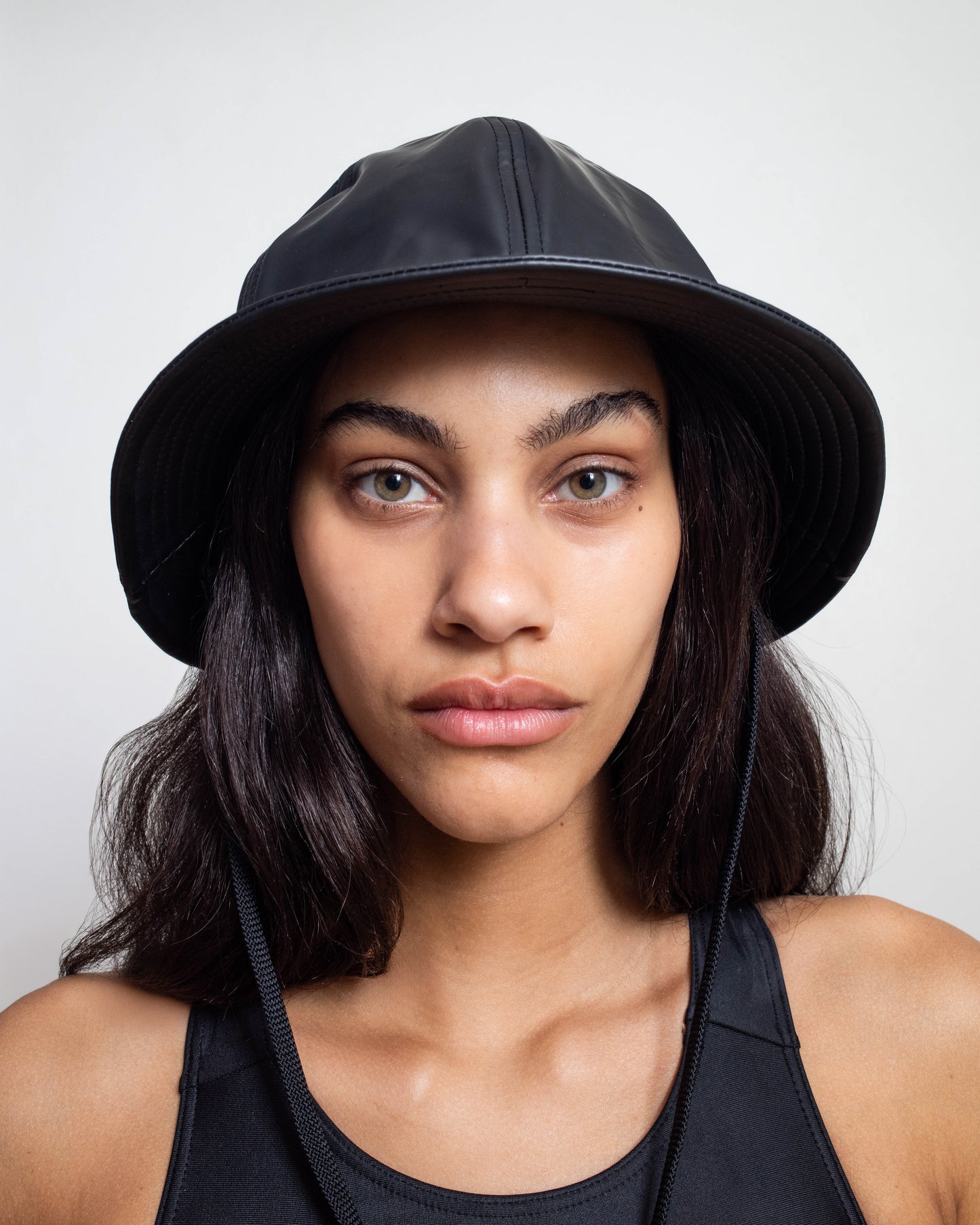 Mat Black Sun Hat