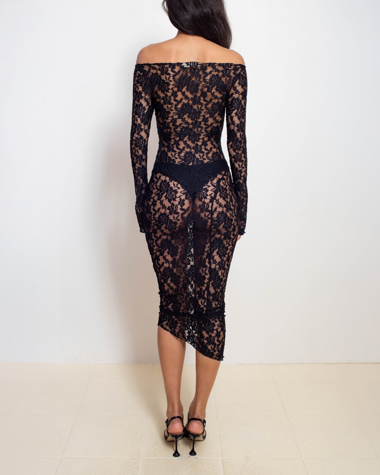 Midnight Lace Demeter Maxi Dress
