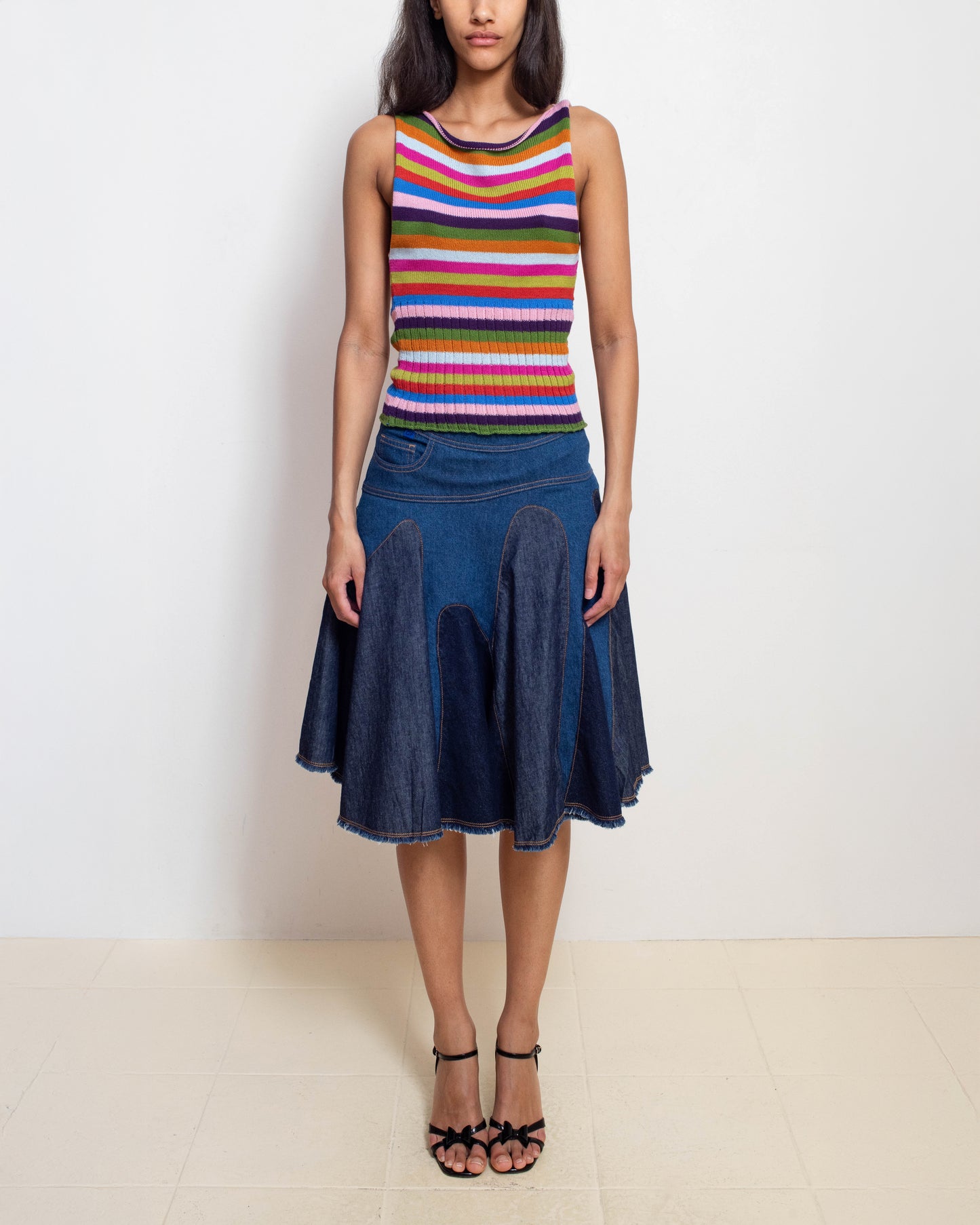 Knitted Ribwaist Tank