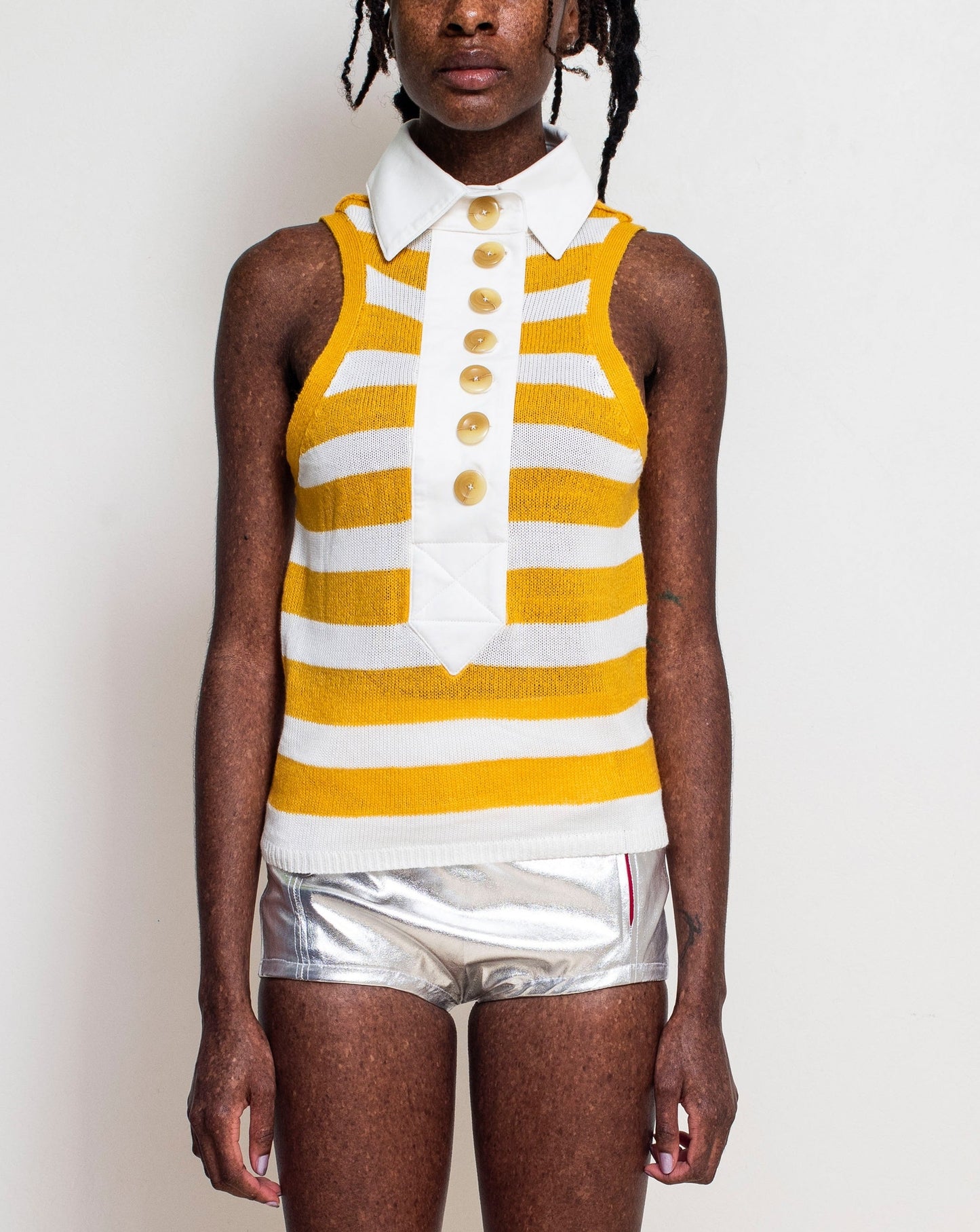 Lenon Collared Knit Tank