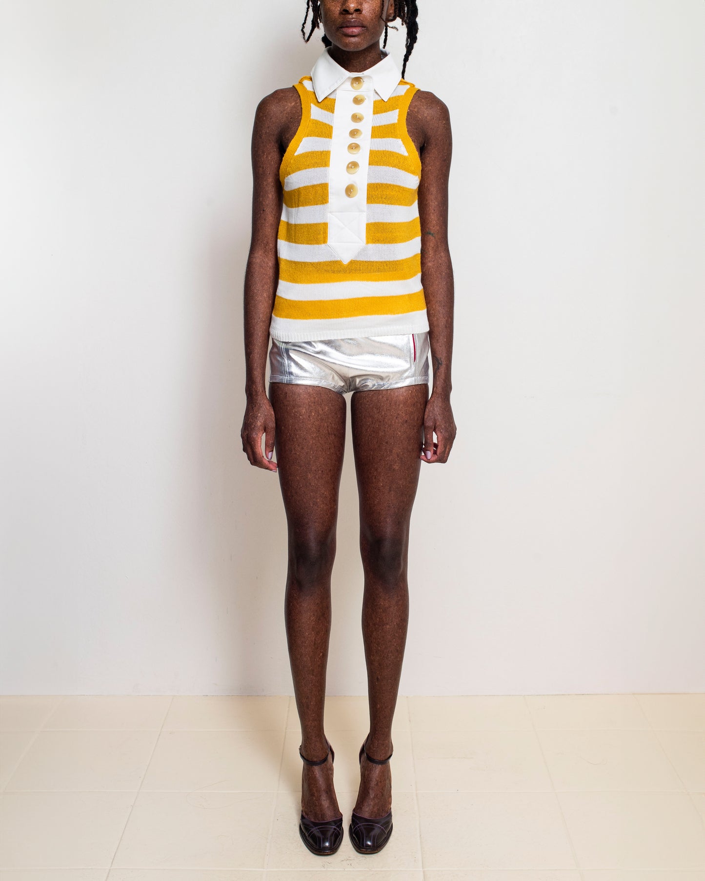 Lenon Collared Knit Tank