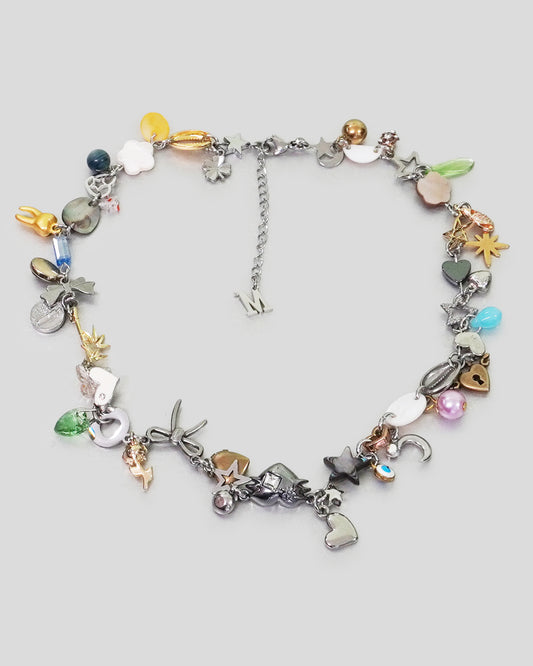 Stilla Sparkle Tiny Charm Necklace
