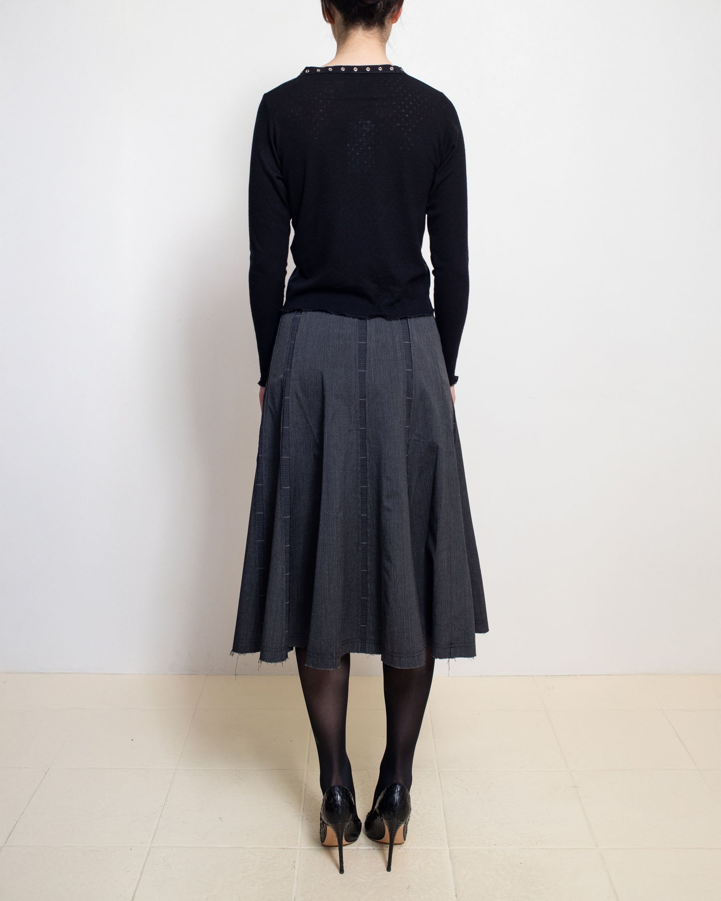 Wool Snap Cardigan