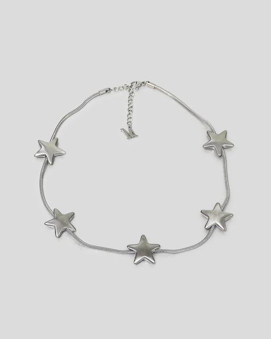 Silver Superstar Necklace