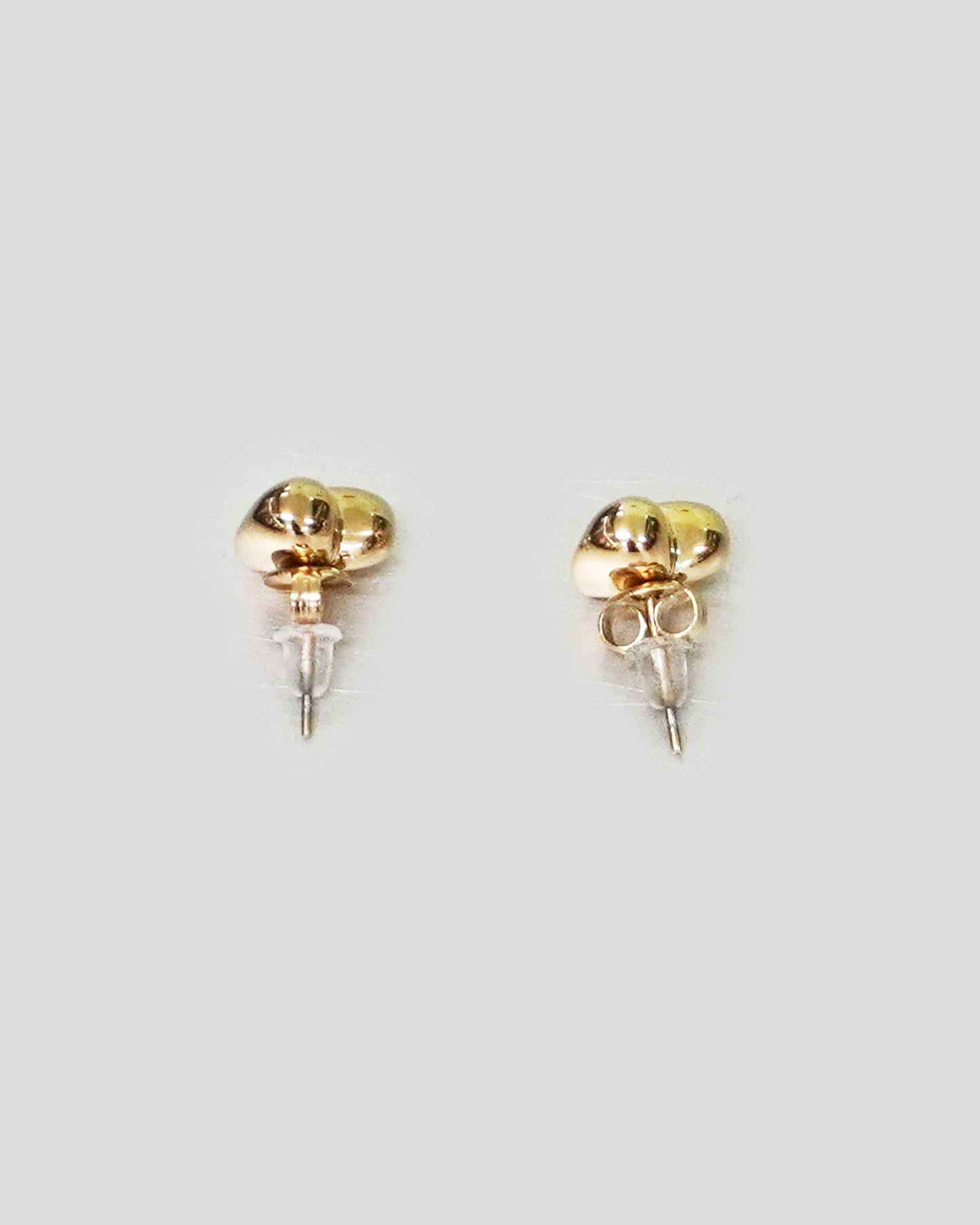 Pair of Gold Heart Earrings