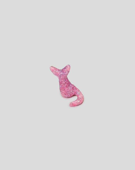 Tiny Pink Glitter Cat
