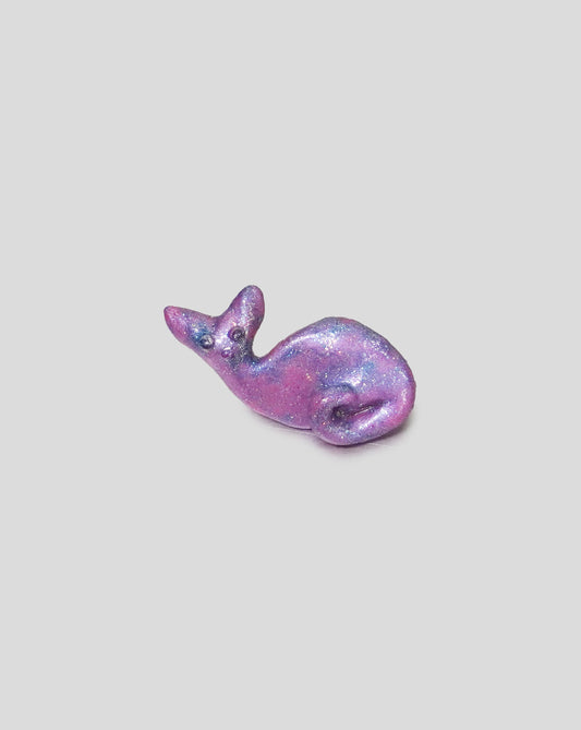 Purple Cat Kiss Hair Clip