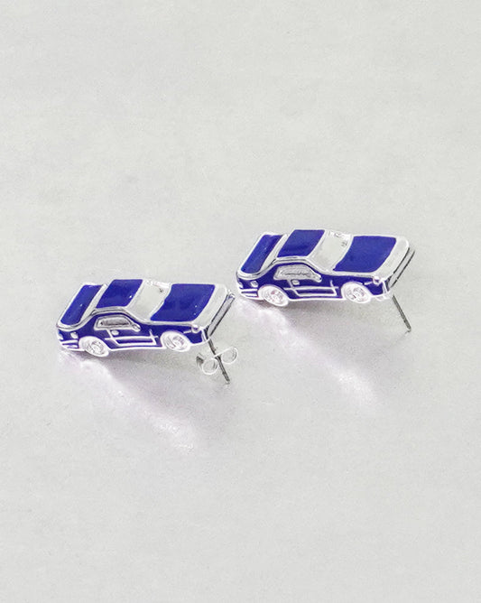 Blue Traffic Jam Earrings