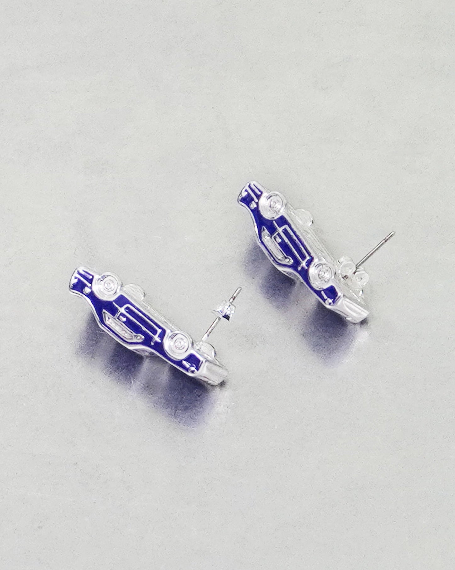 Blue Traffic Jam Earrings