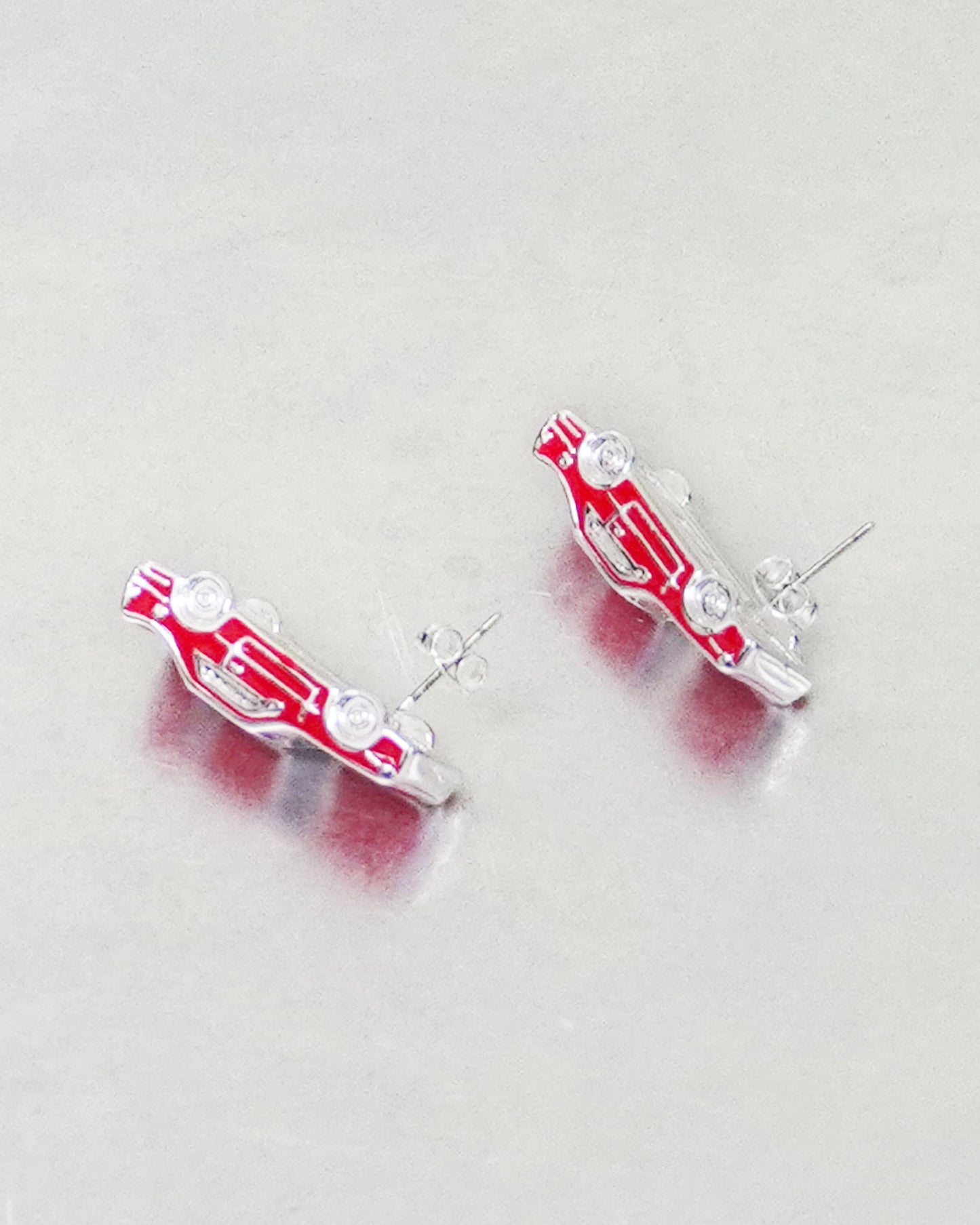 Red Traffic Jam Earrings