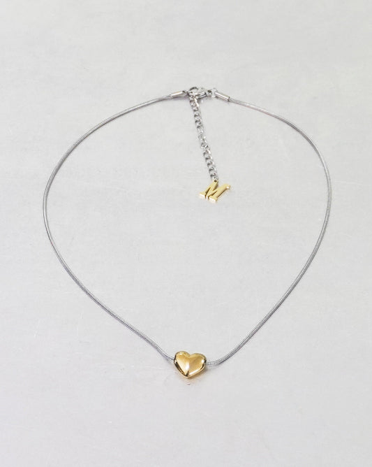 Gold Baby Heart Necklace