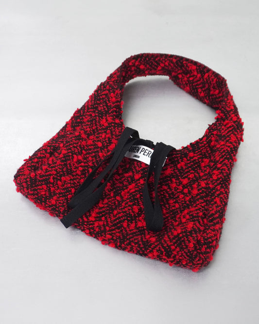 Red Wool Marianne Bag