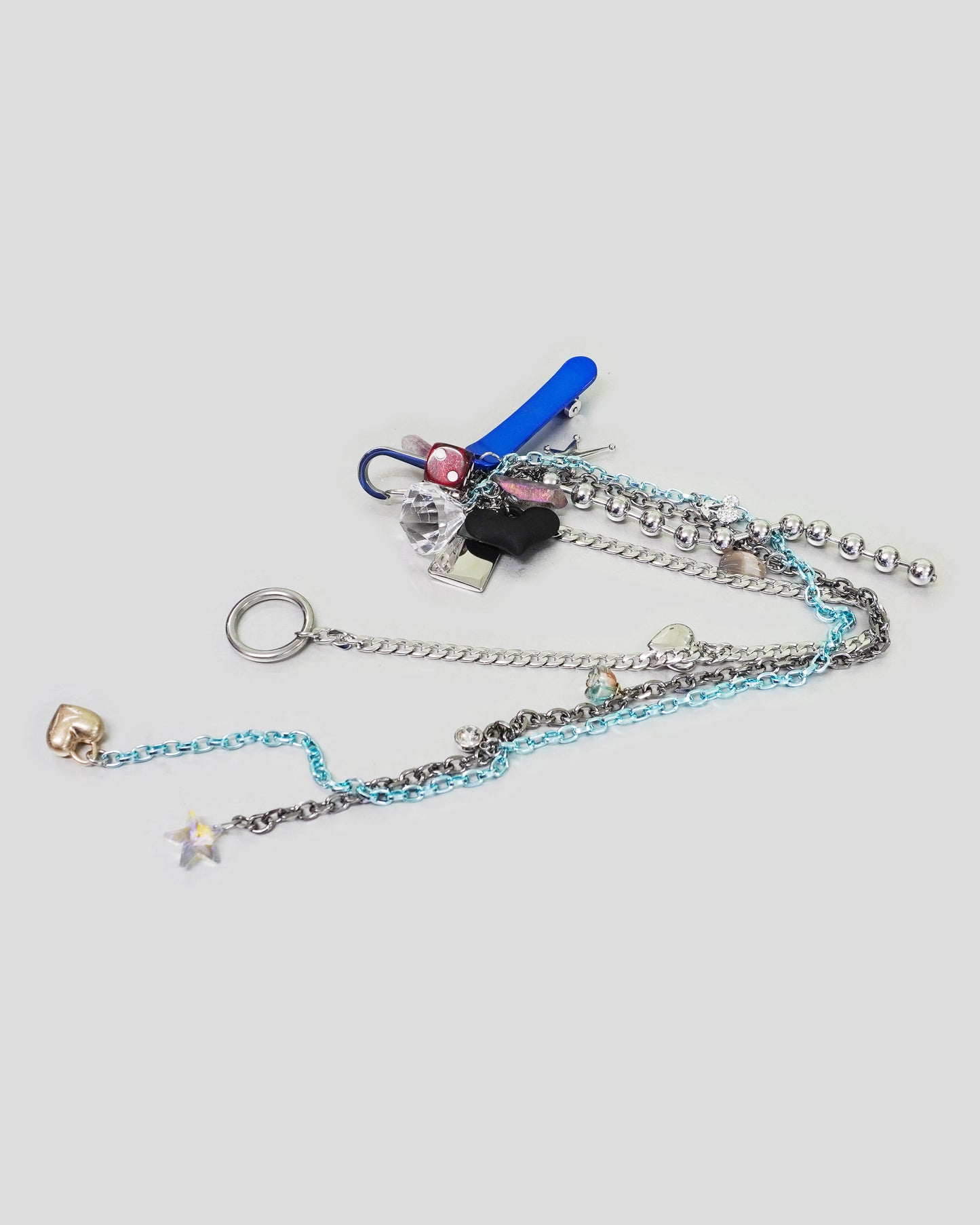 True Blue Chain Keychain