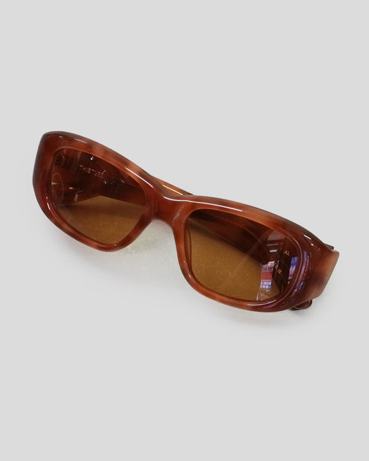 The Al with Light Tortoise Frame & Yellow Lens