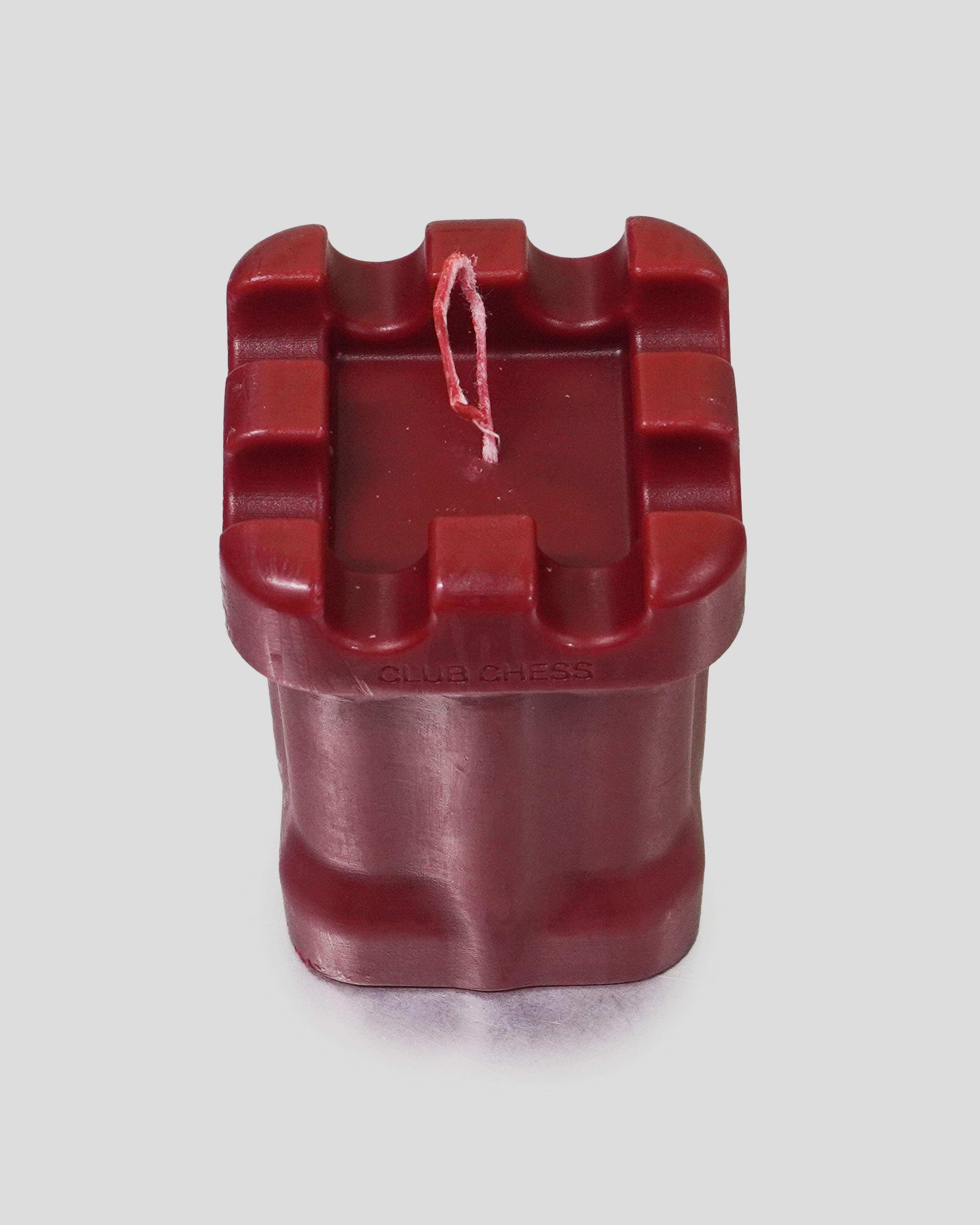 Burgundy Rook Candle