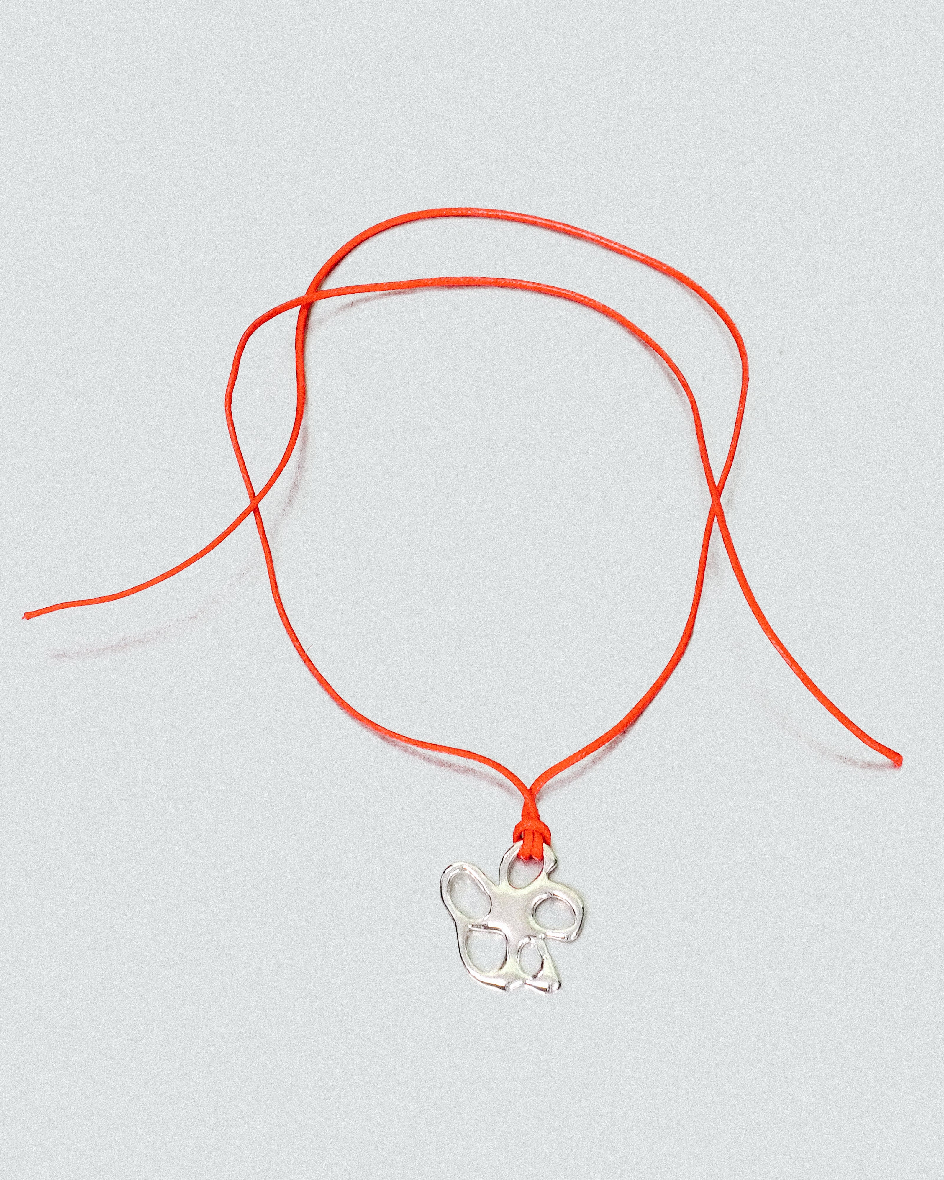 Met Flower Necklace in Red