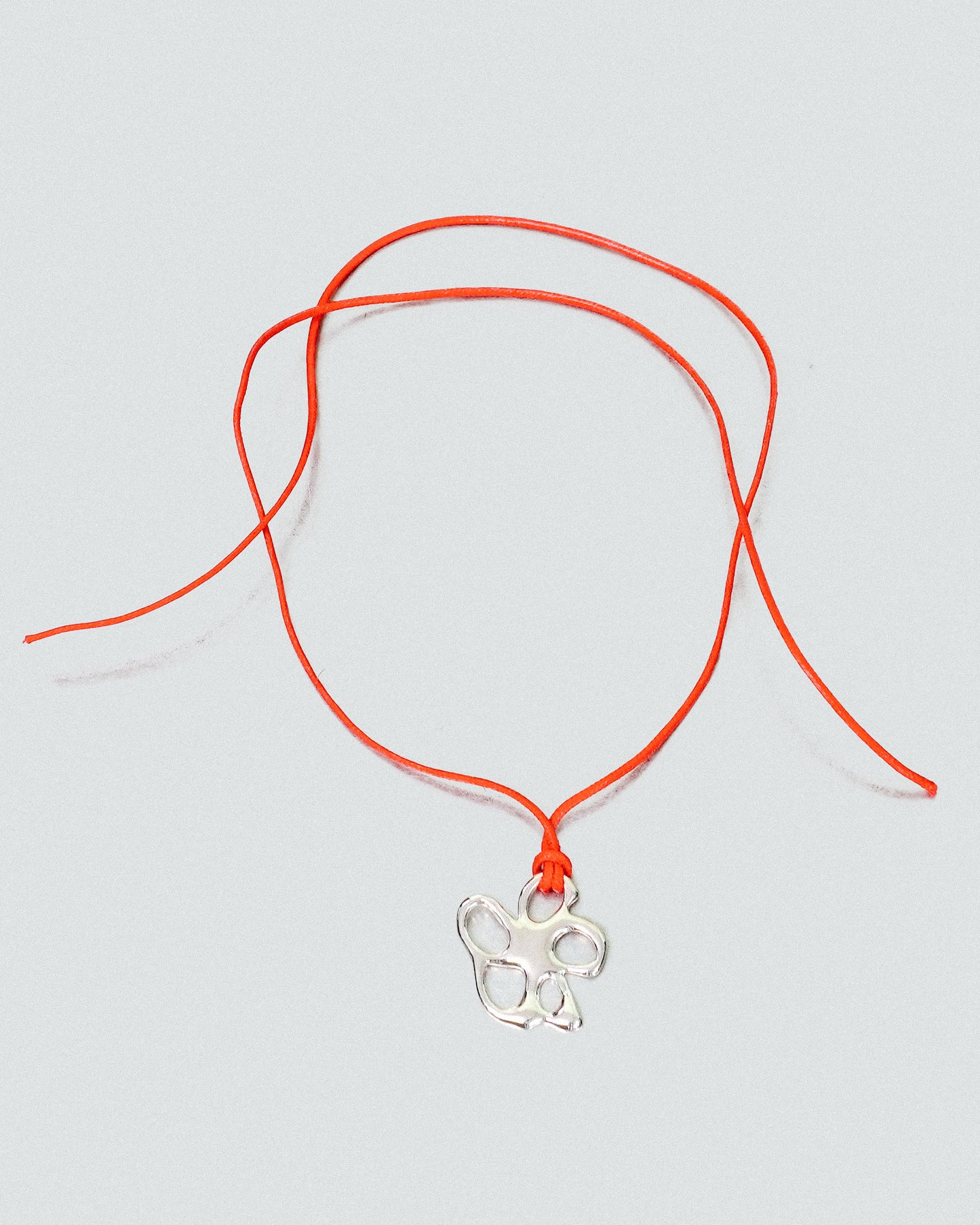 Met Flower Necklace in Red