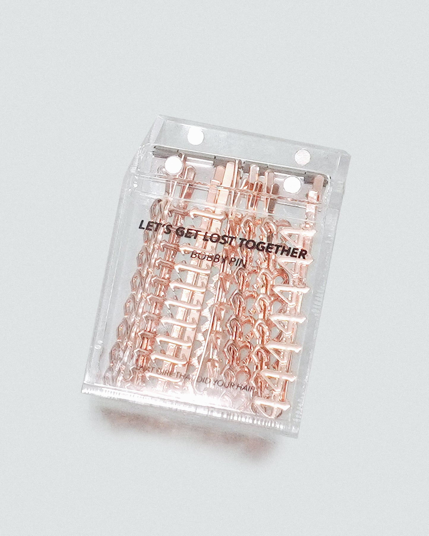 Lucky # Gold Bobby Pin set