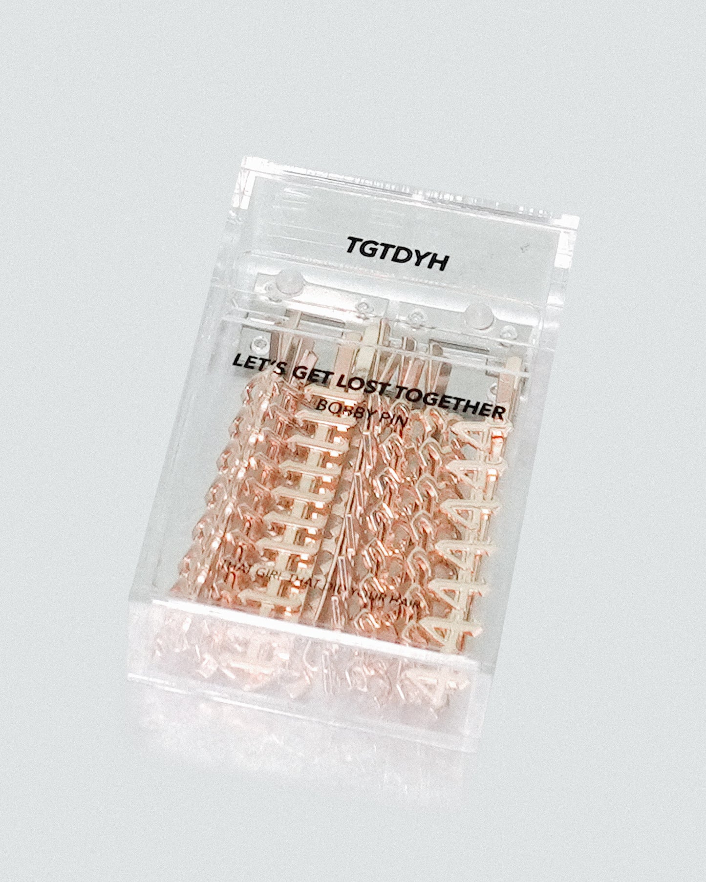 Lucky # Gold Bobby Pin set