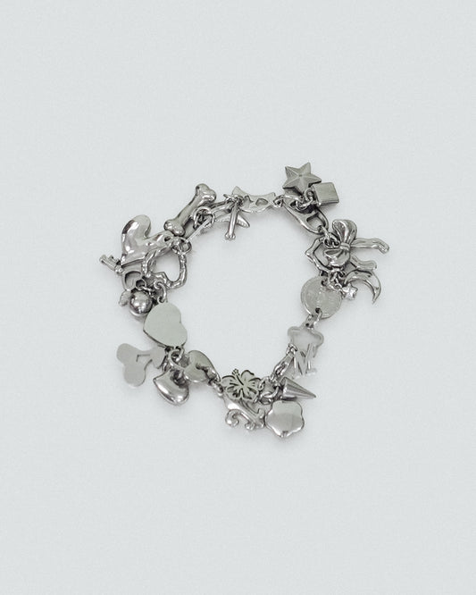 Chrome Charm Bracelet