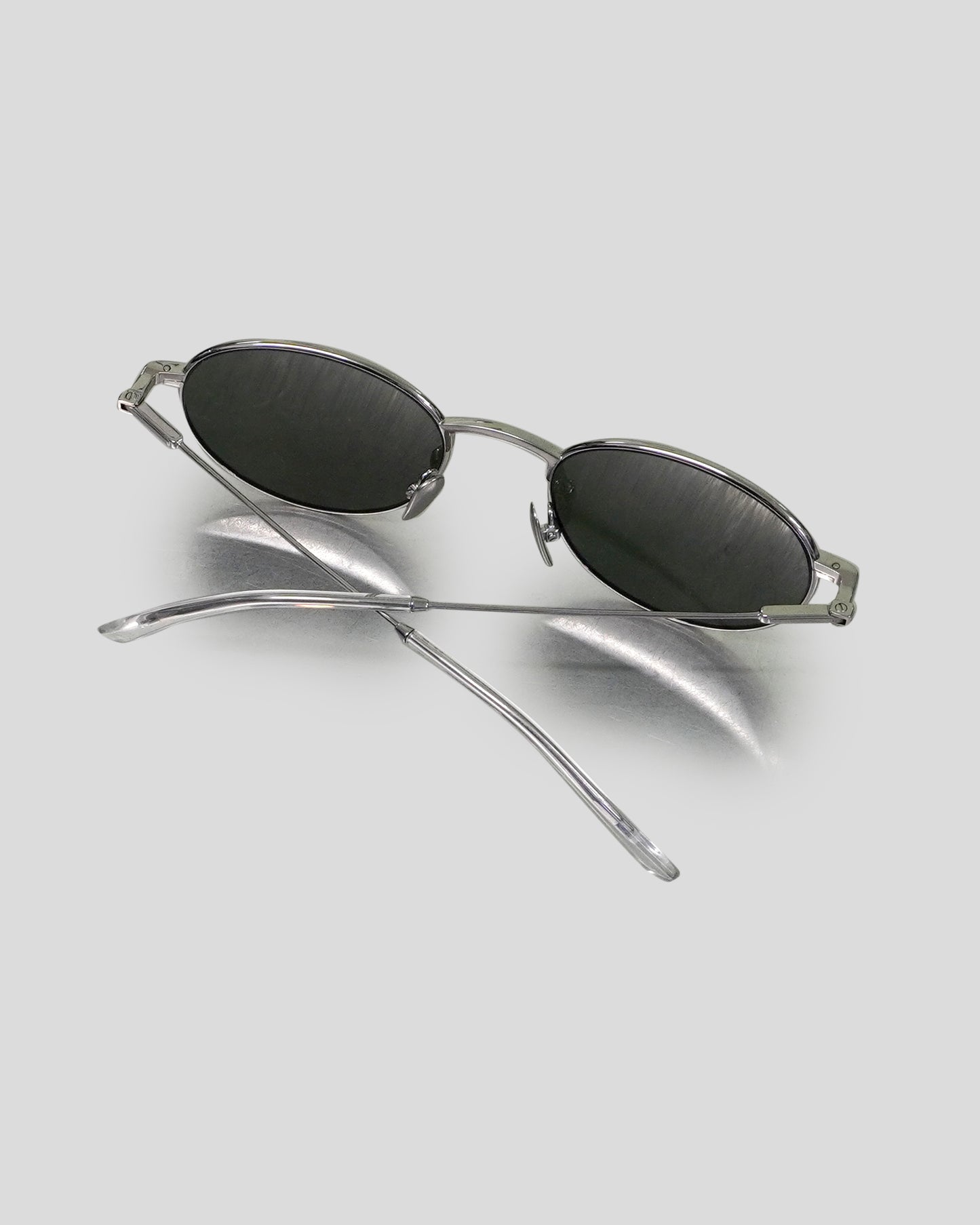 The Cruz with Silver Frame & Green Lens