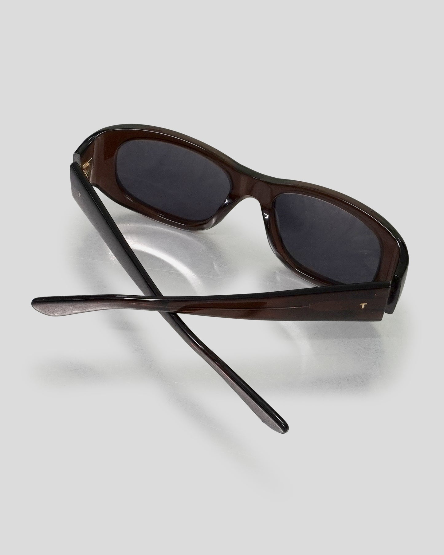 The Al with Crystal Brown frame and Black Lens