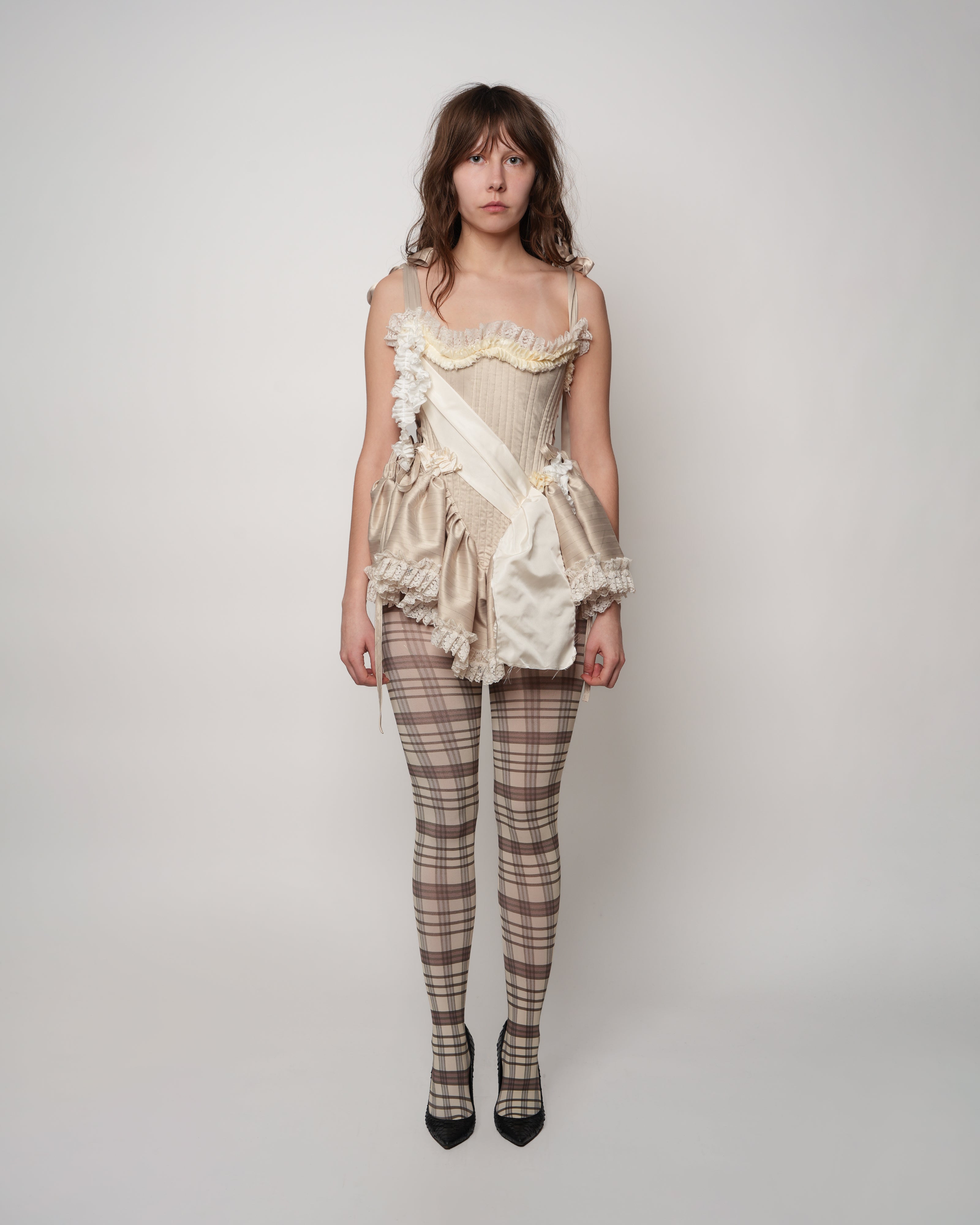 Adorned Mia Dress in Champagne