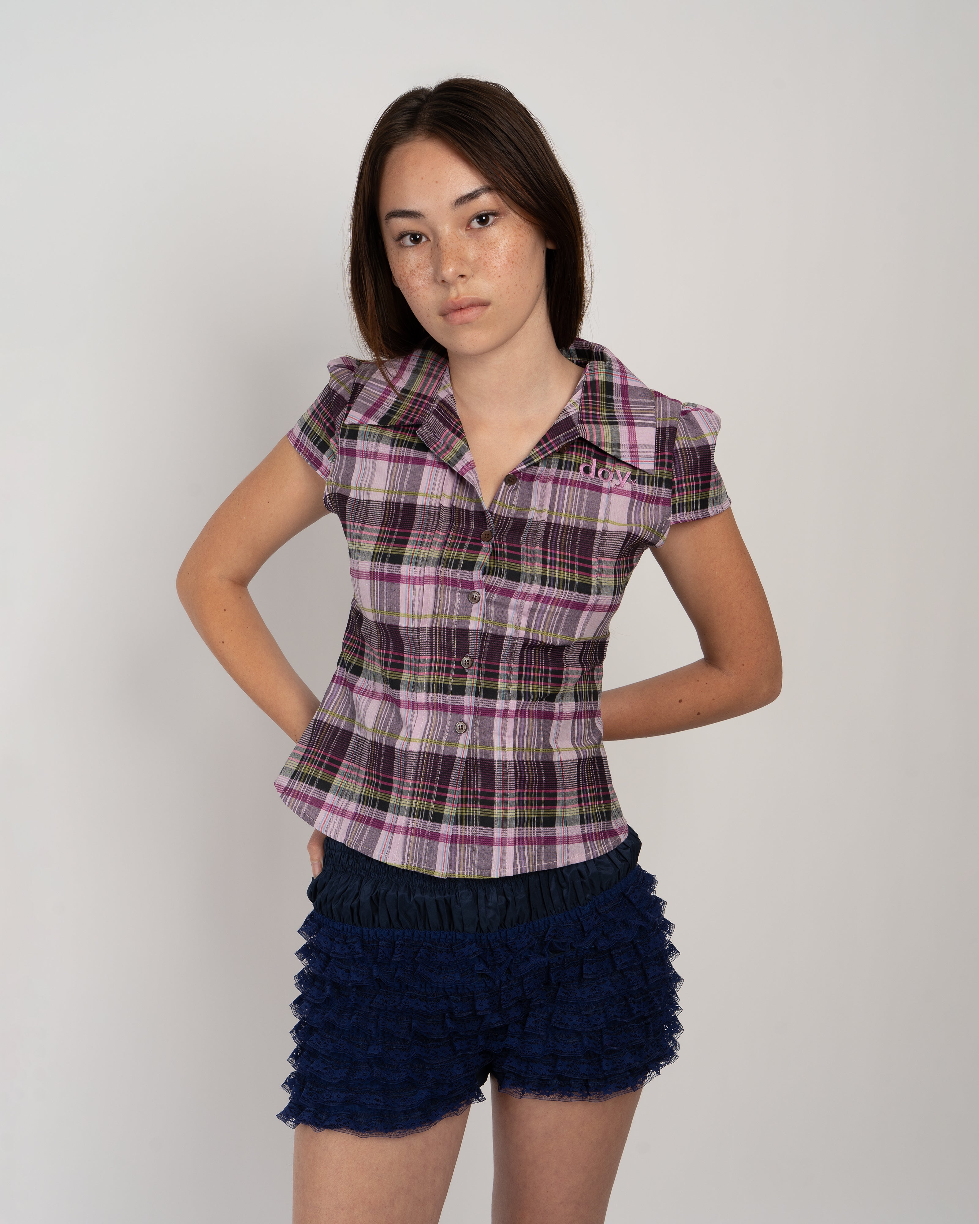 Alice Pintuck Shirt in Pink