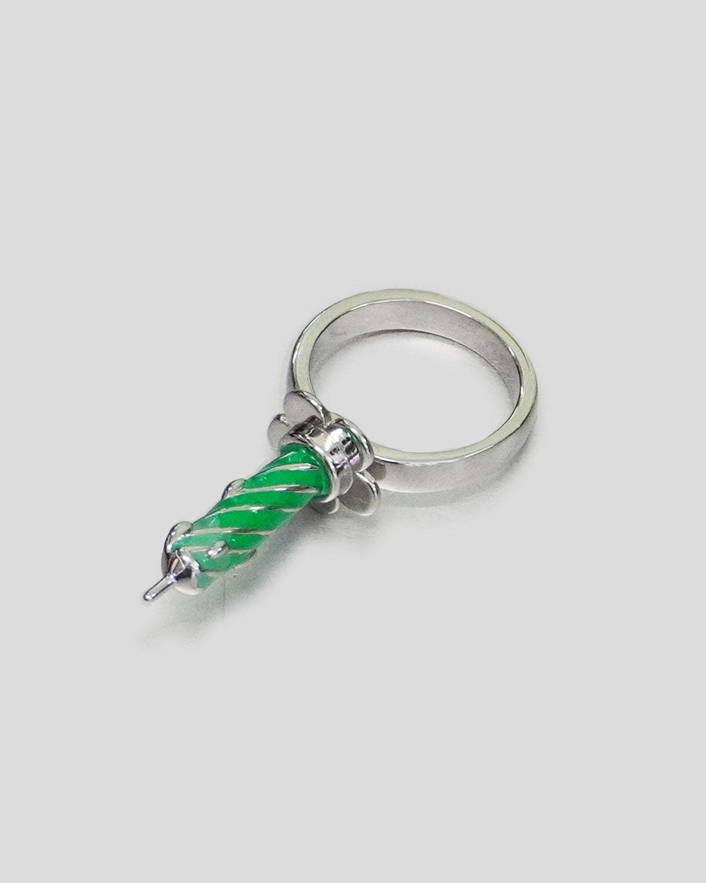 Green Birthday Candle Ring