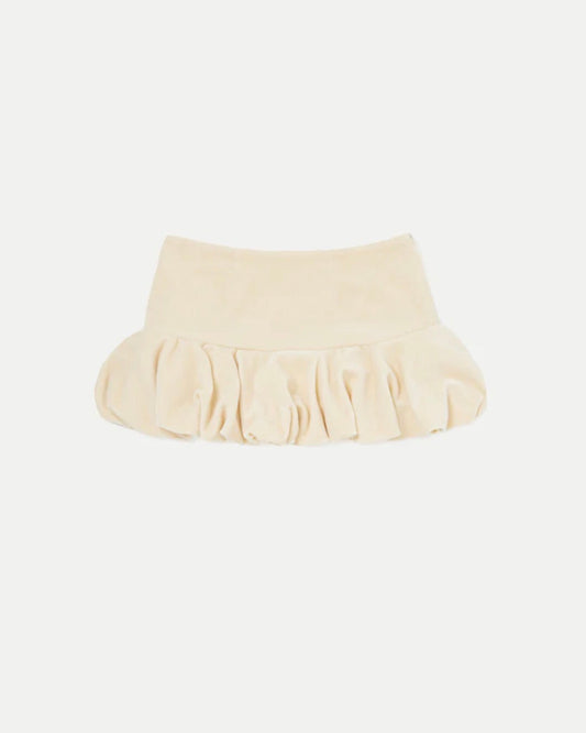 Maroske - Cream Bubble Skirt - Sample