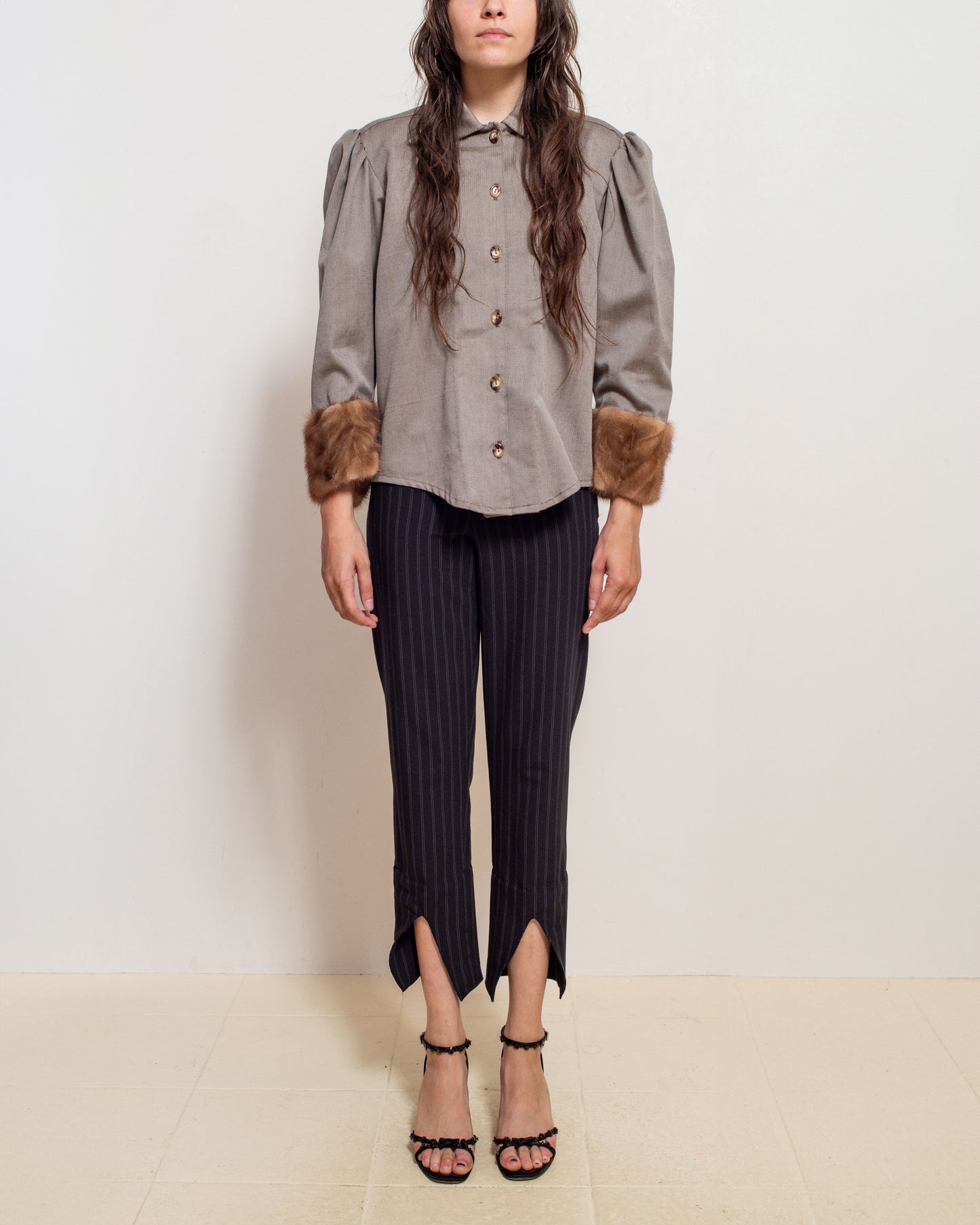 Mink Cuff Button Down