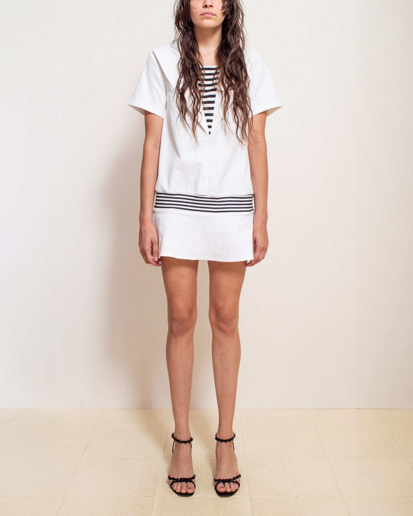The Captain Dress in White