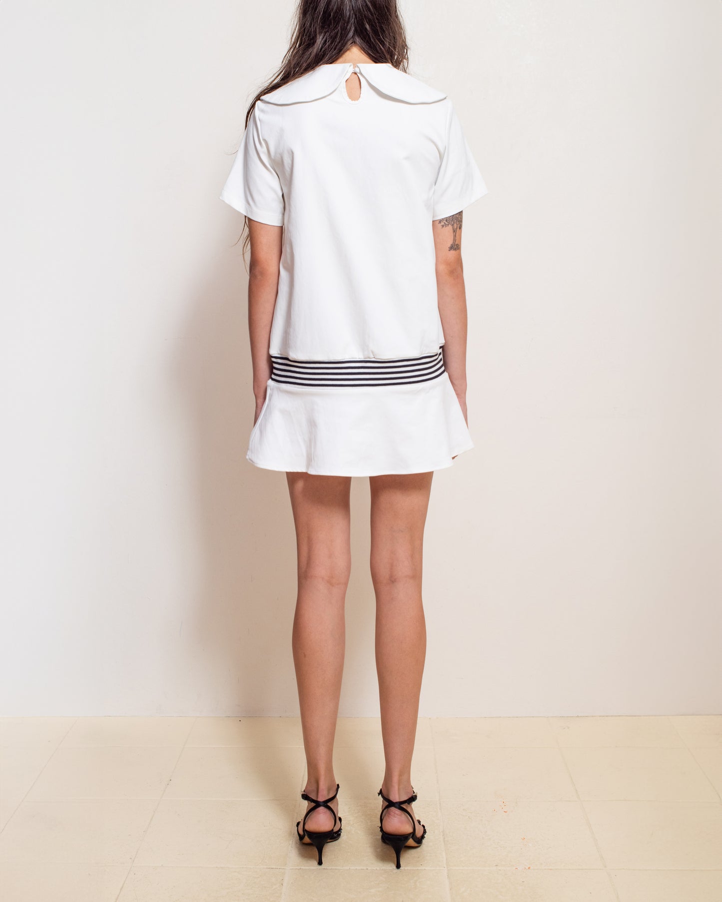 The Captain Dress in White