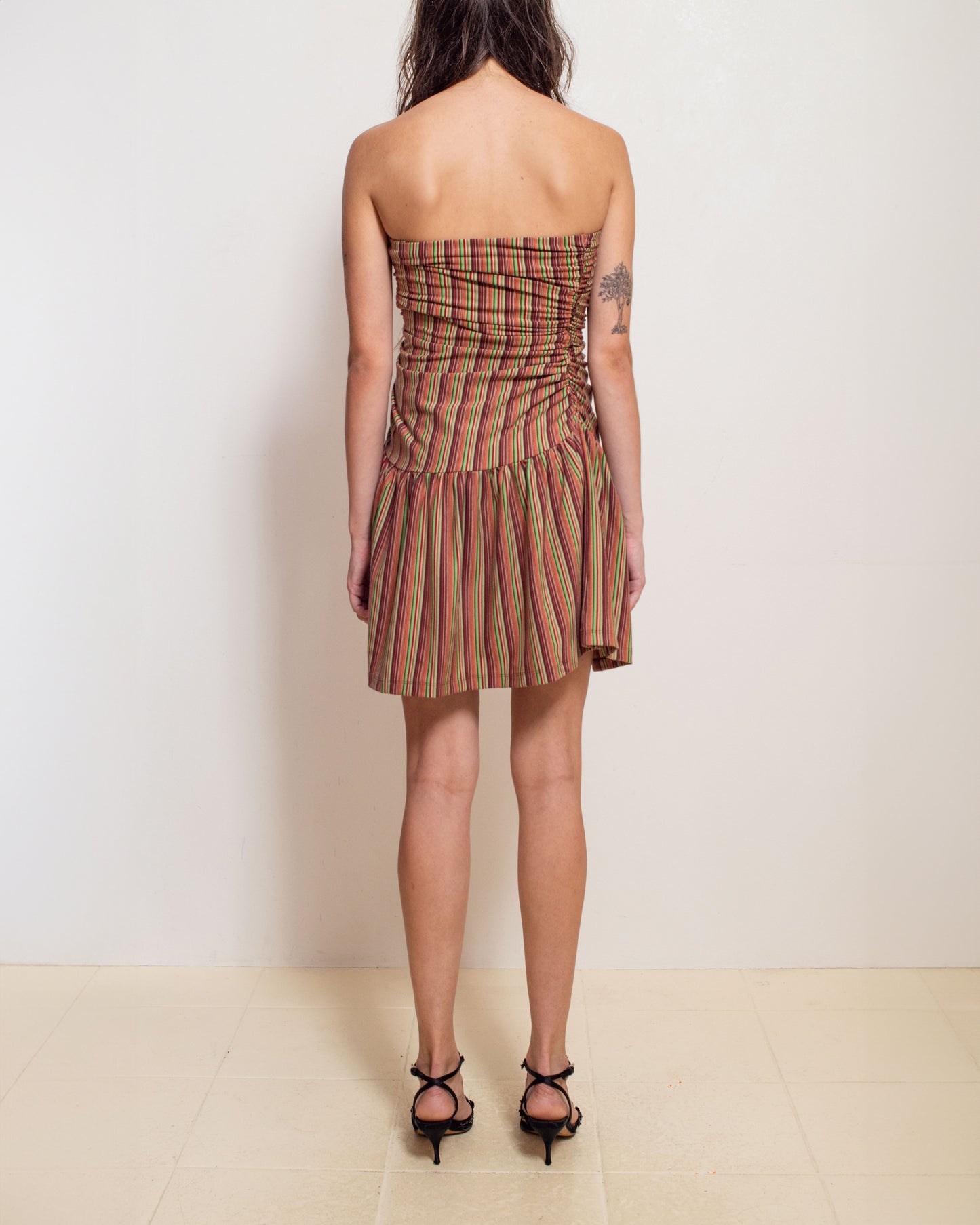 Bernie Stripe Twist Dress