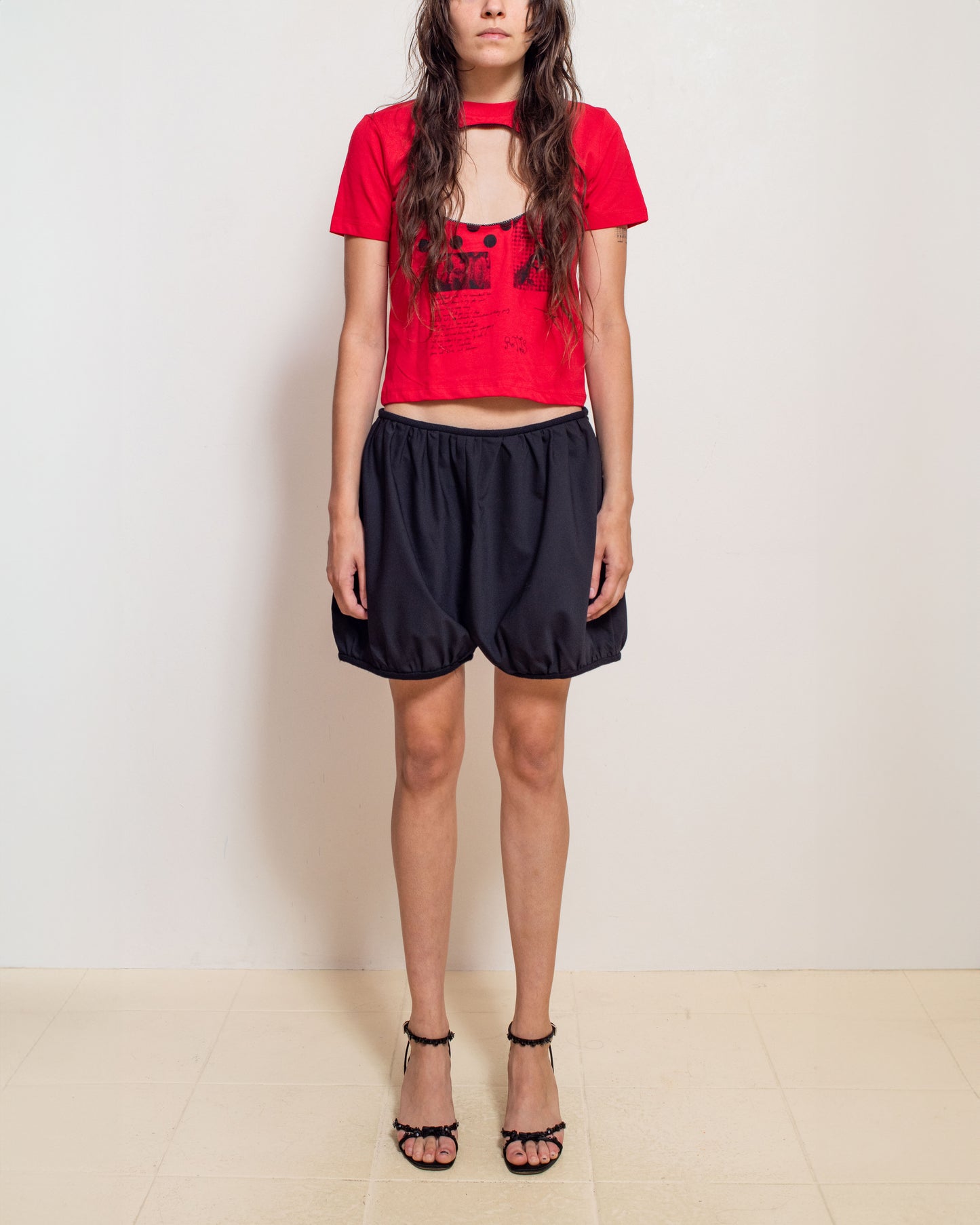 Red Logo Removal Baby Tee