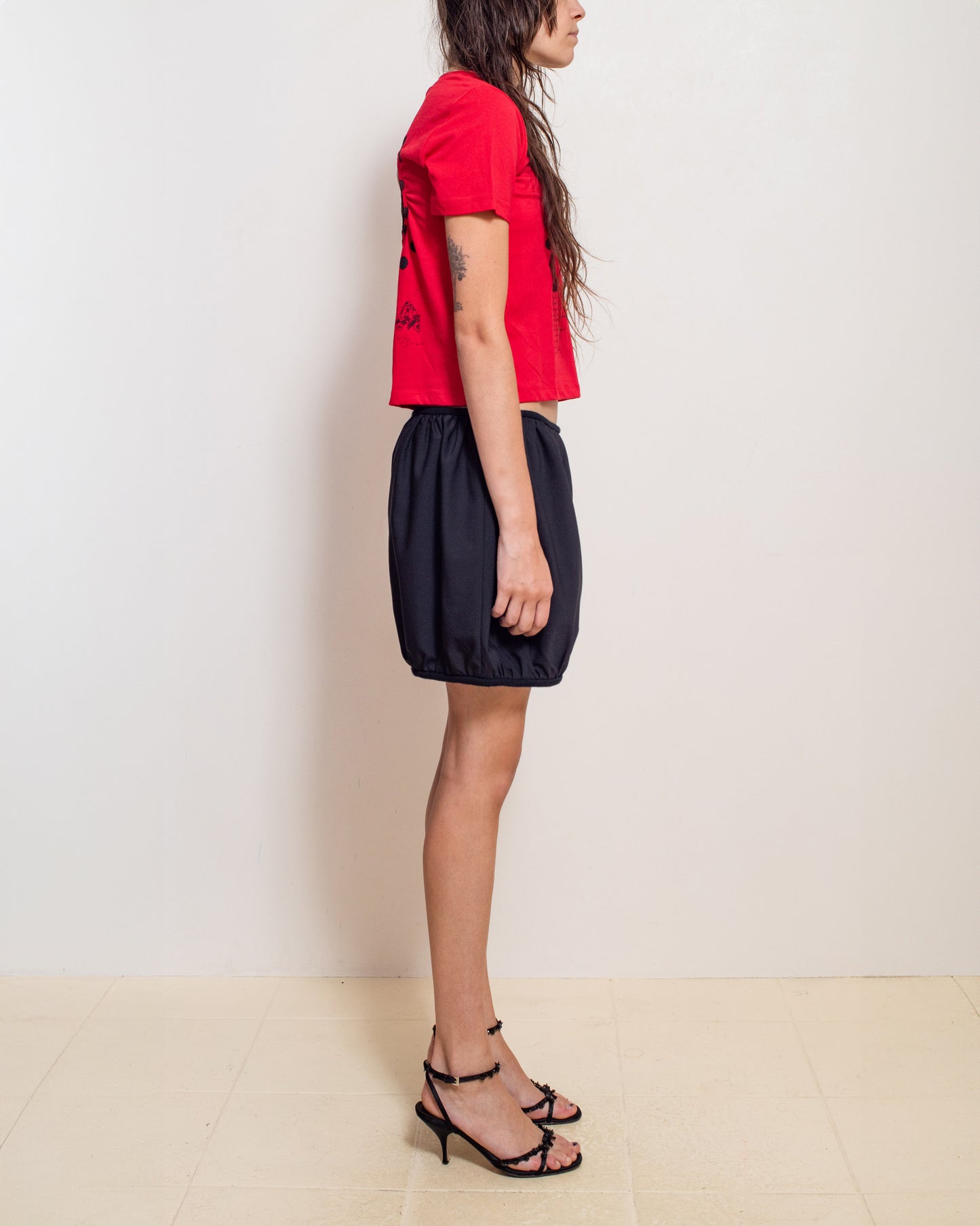 Red Logo Removal Baby Tee