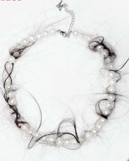 Marland Backus - Hairy Pearl Necklace - Sample