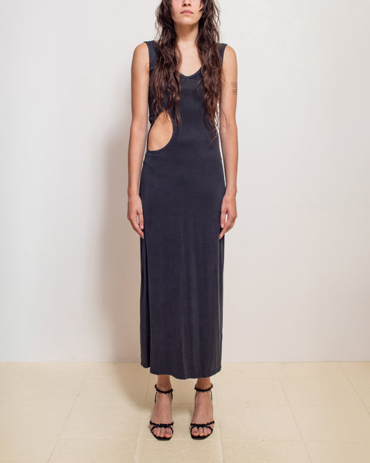 Navy/Grey Fever Maxi Dress