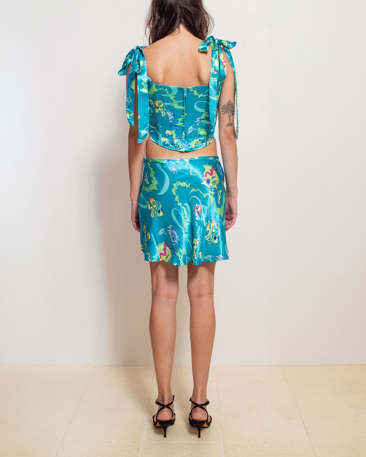 Aquamarine Jacqueline Mini Skirt