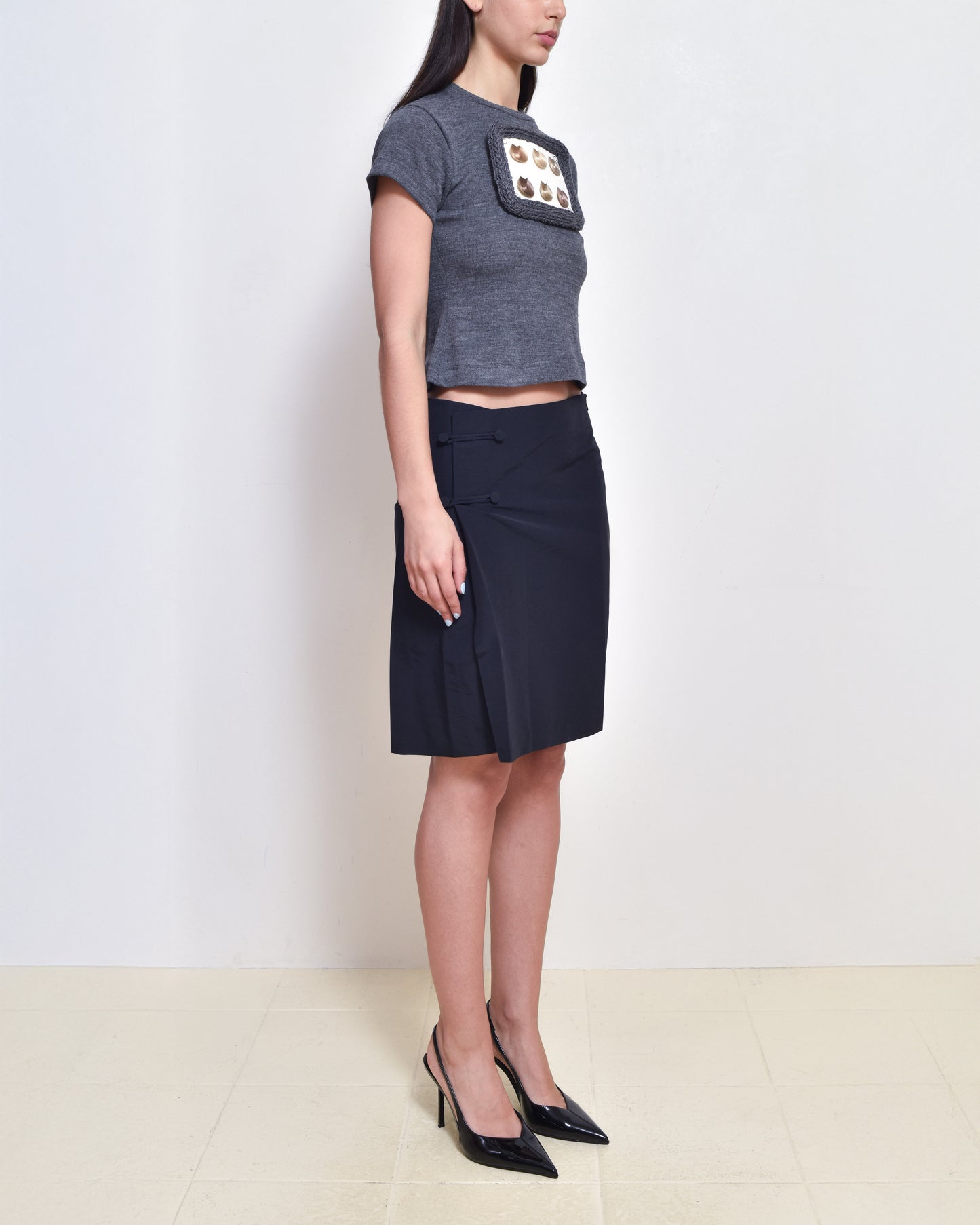 Hair Color Chart T-shirt in Grey