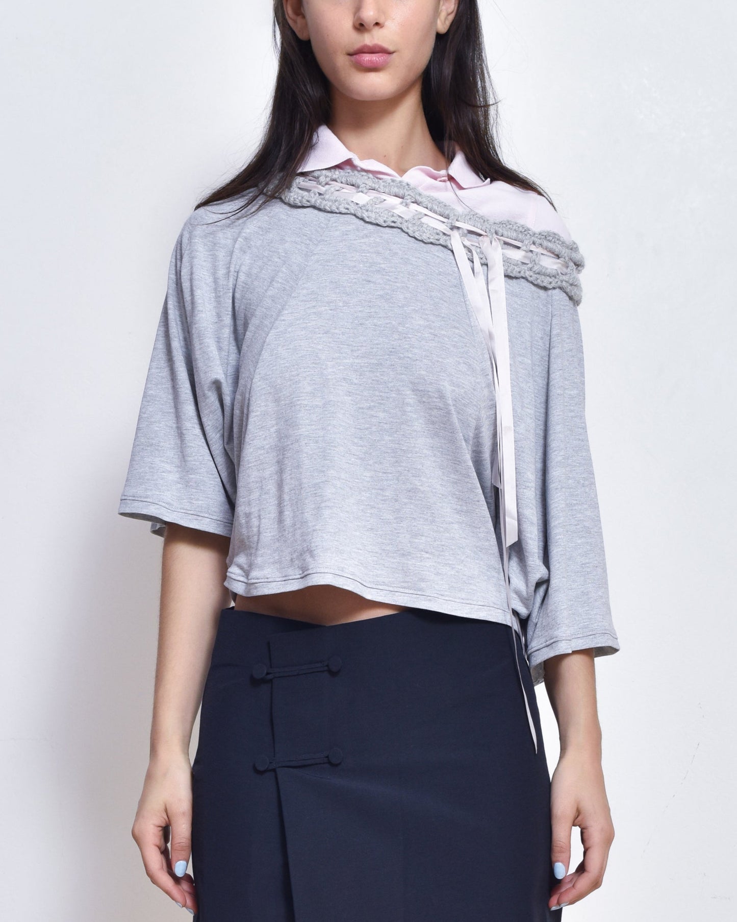 Asymmetrical Polo Top